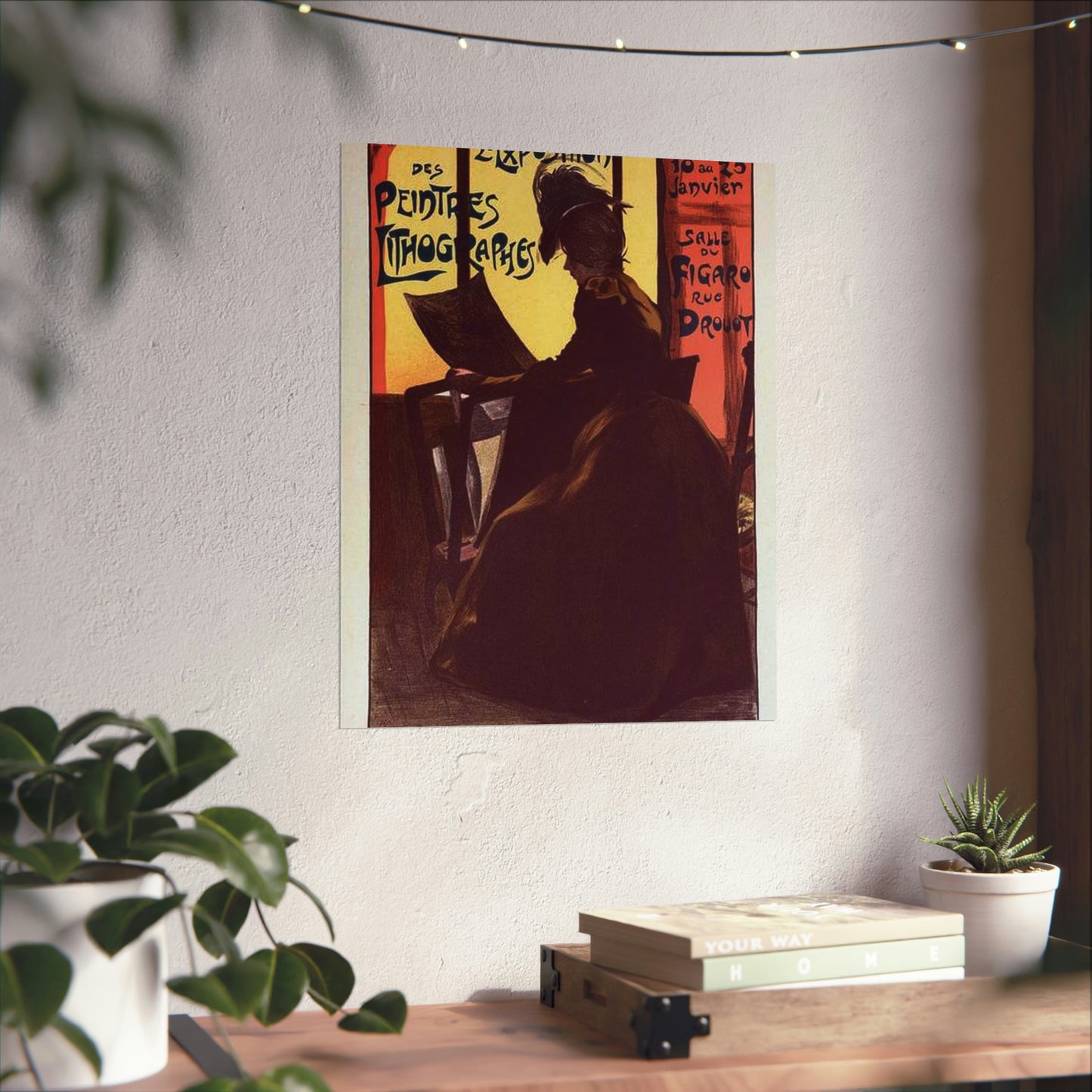 Affiche pour la "2e Exposition des Peintres-Lithographes". High Quality Matte Wall Art Poster for Home, Office, Classroom