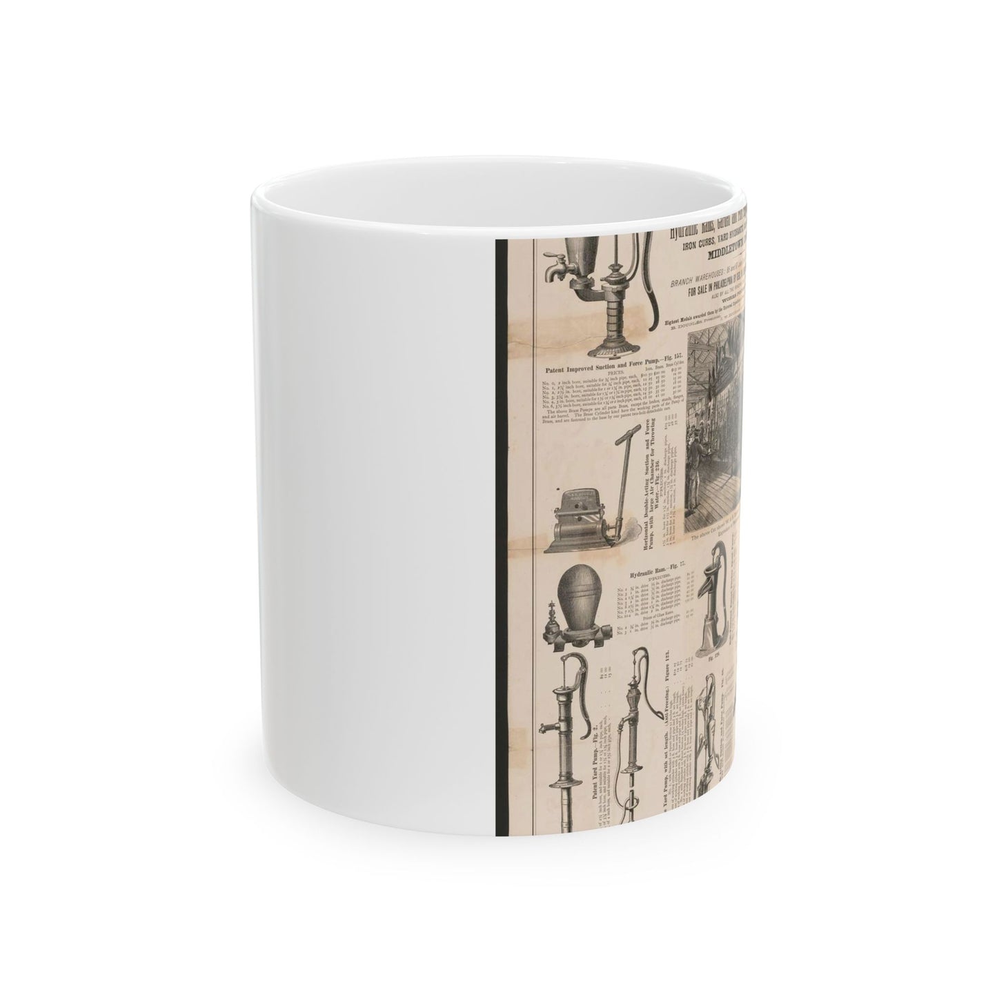 W. & B. Douglas, the oldest and most extensive manufacturers in the world of pumps Beautiful Novelty Ceramic Coffee Mug 11oz