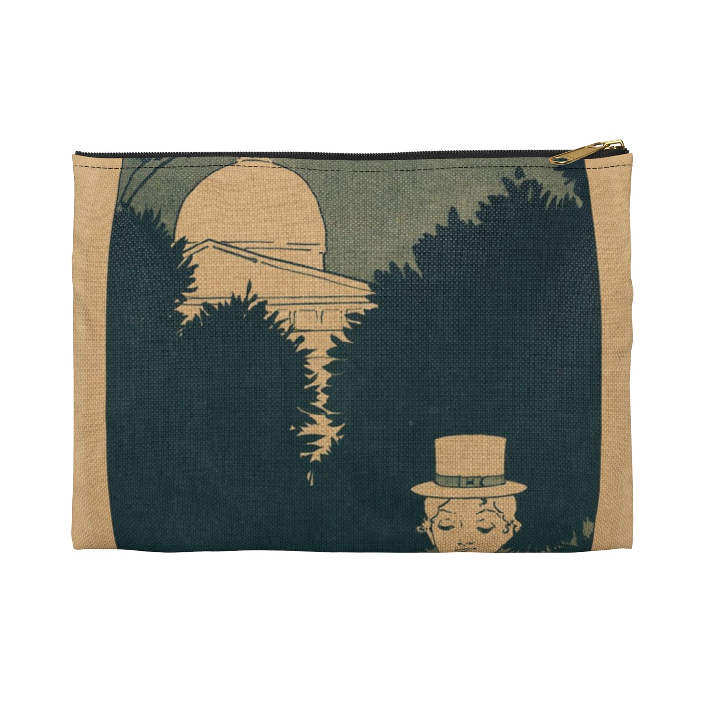 The best guide to Boston. Boston illustrated, for sale here. Large Organizer Pouch with Black Zipper