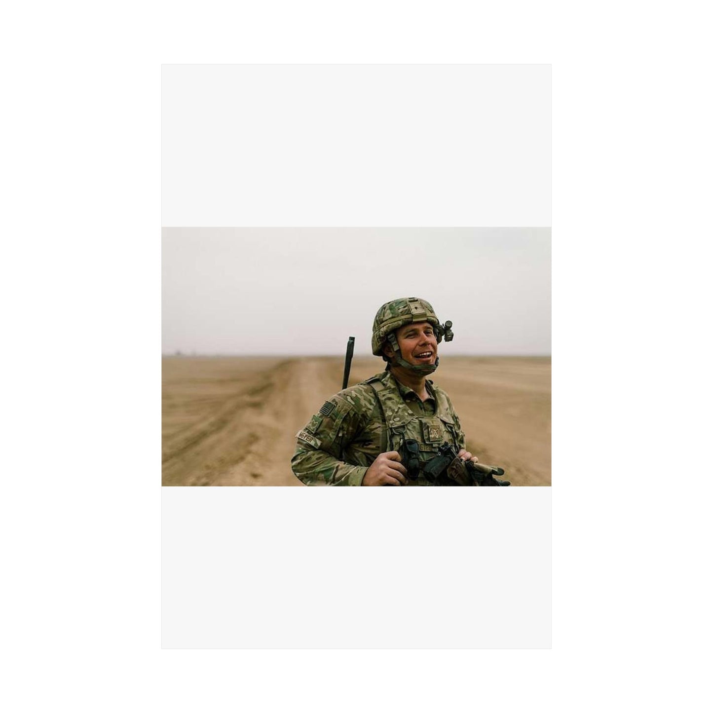 U.S. Air Force Staff Sgt. Andrew Meyer, 821st Contingency High Quality Matte Wall Art Poster for Home, Office, Classroom