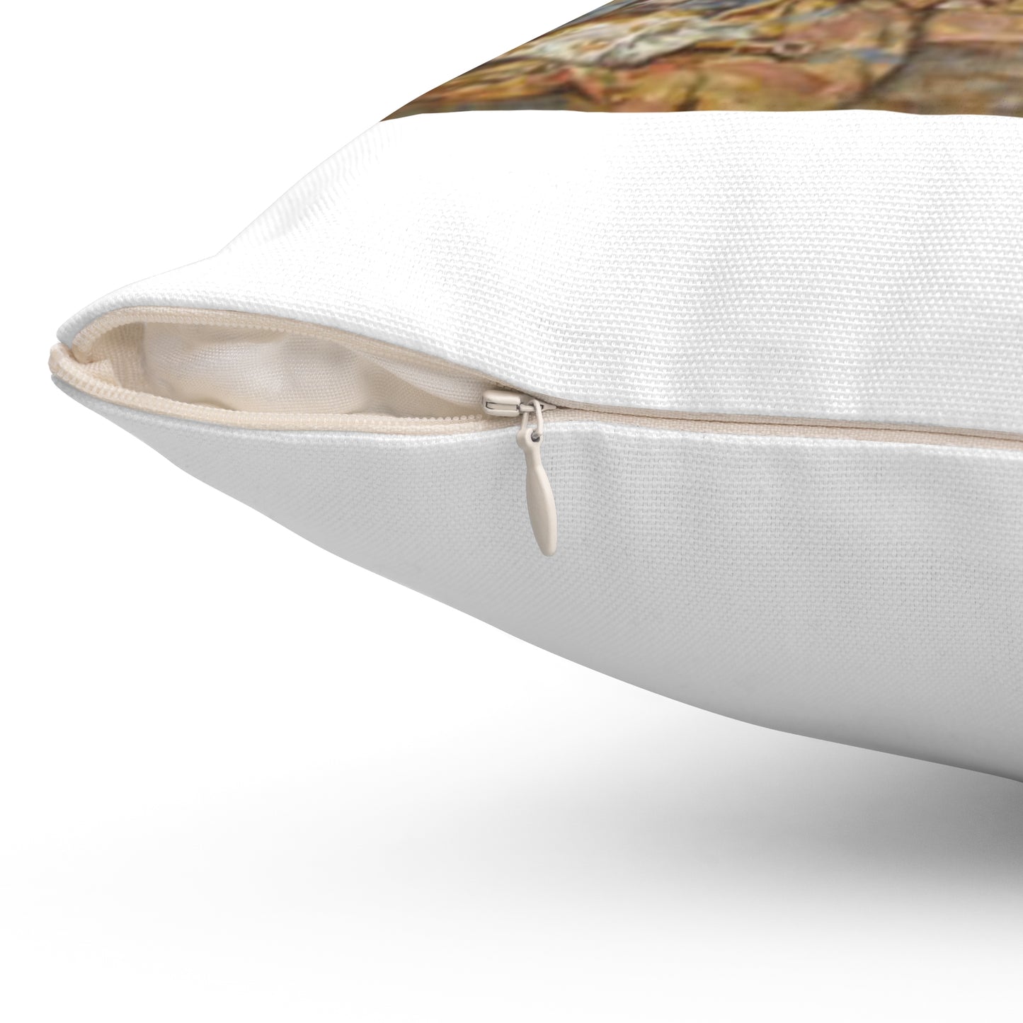 The Duke of Marlborough greeting Prince Eugene of Savoy after their victory at Blenheim Decorative Accent Square Pillow
