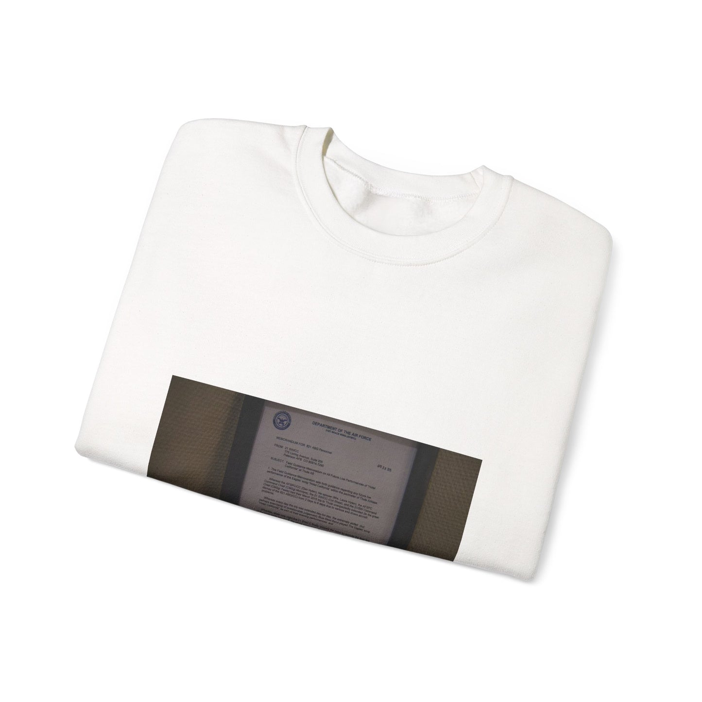 Located inside the Top of the World club at Thule Air White Heavy Blend Adult Crew Neck SweatShirt