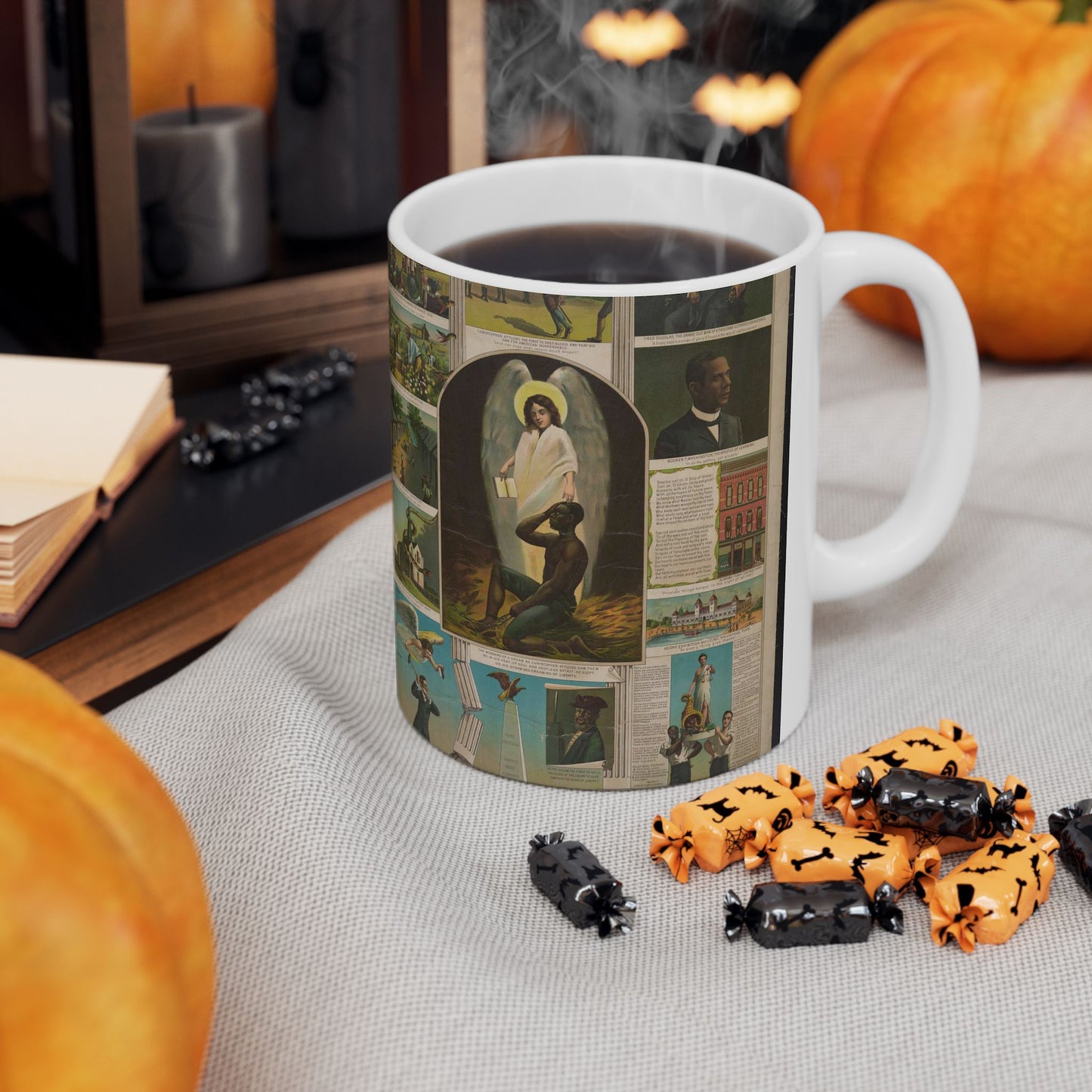 Afro-American Monument - Print, Library of Congress collection Beautiful Novelty Ceramic Coffee Mug 11oz