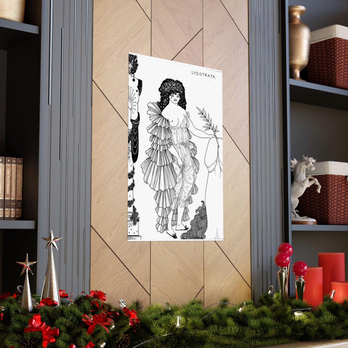 Lysistrata - Public domain botanical illustration High Quality Matte Wall Art Poster for Home, Office, Classroom