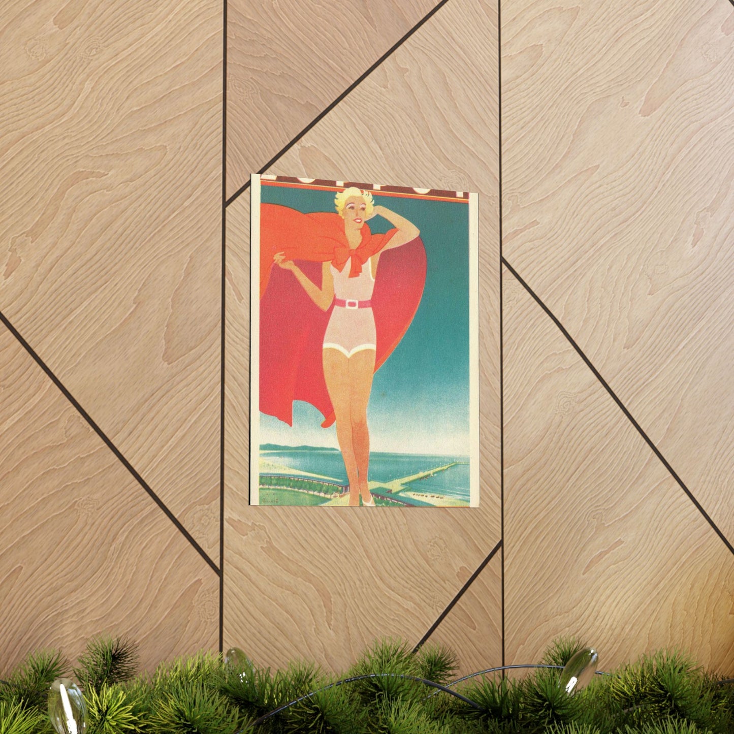 Jupp Wiertz - Zoppot, das Weltbad an der Ostsee High Quality Matte Wall Art Poster for Home, Office, Classroom