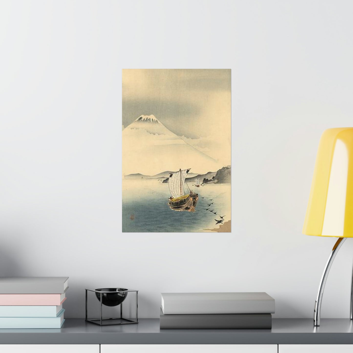 Koson - mount-fuji, Ohara Koson High Quality Matte Wall Art Poster for Home, Office, Classroom