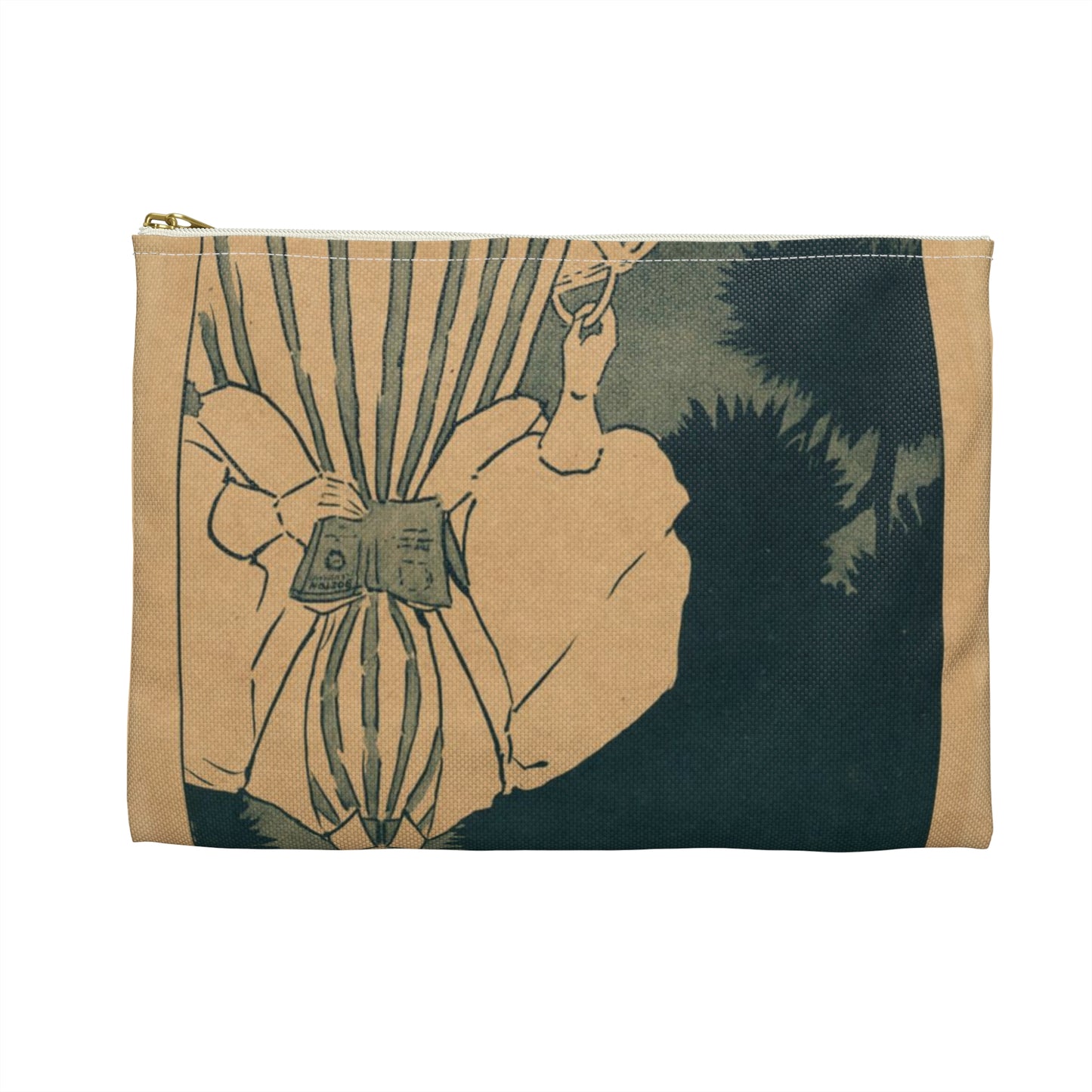 The best guide to Boston. Boston illustrated, for sale here. Large Organizer Pouch with Black Zipper