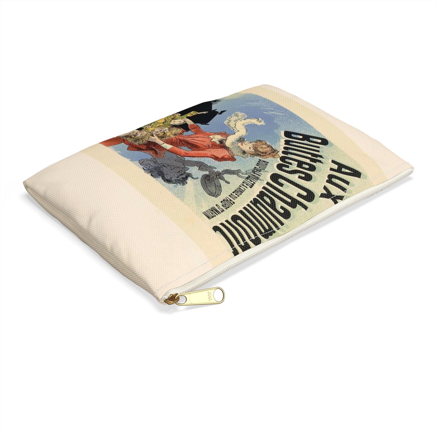 Maîtres de l'affiche V 4 - Pl 169 - Jules Chéret Large Organizer Pouch with Black Zipper