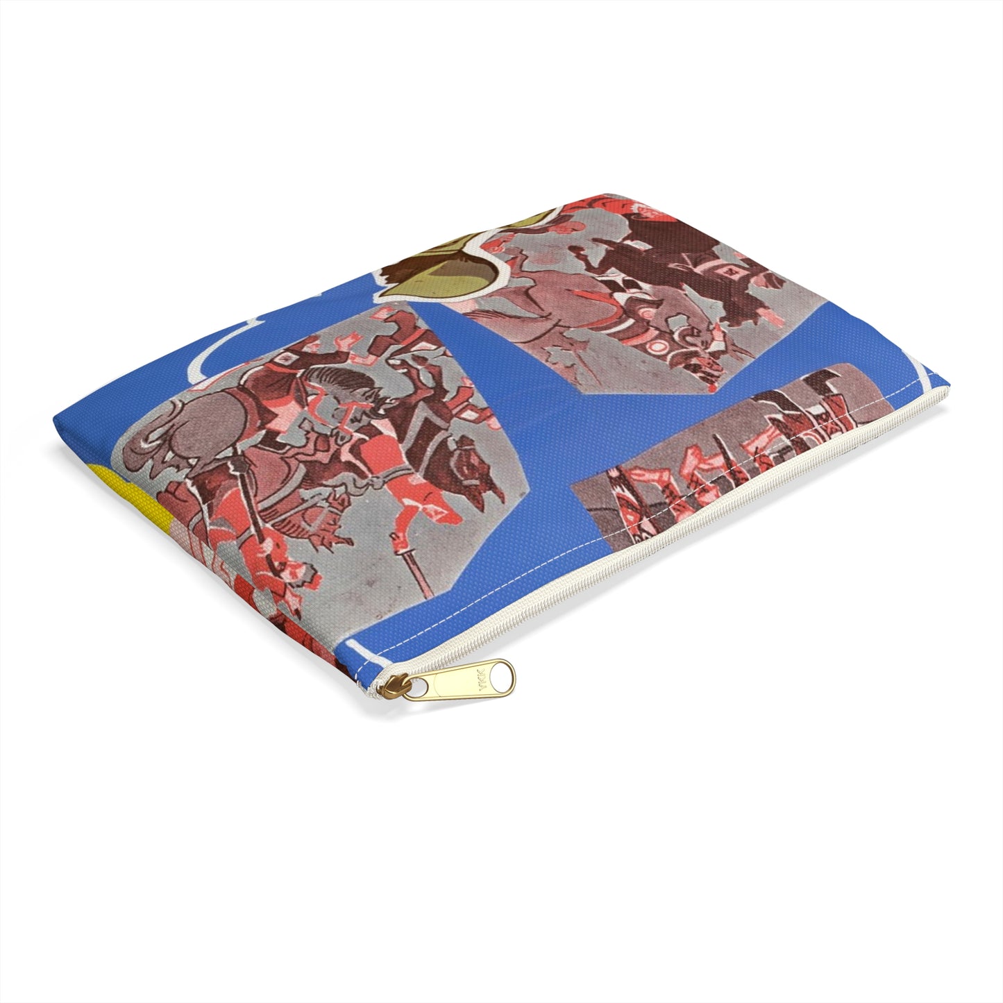 Recruiting Posters No. 1 and No. 2 Large Organizer Pouch with Black Zipper