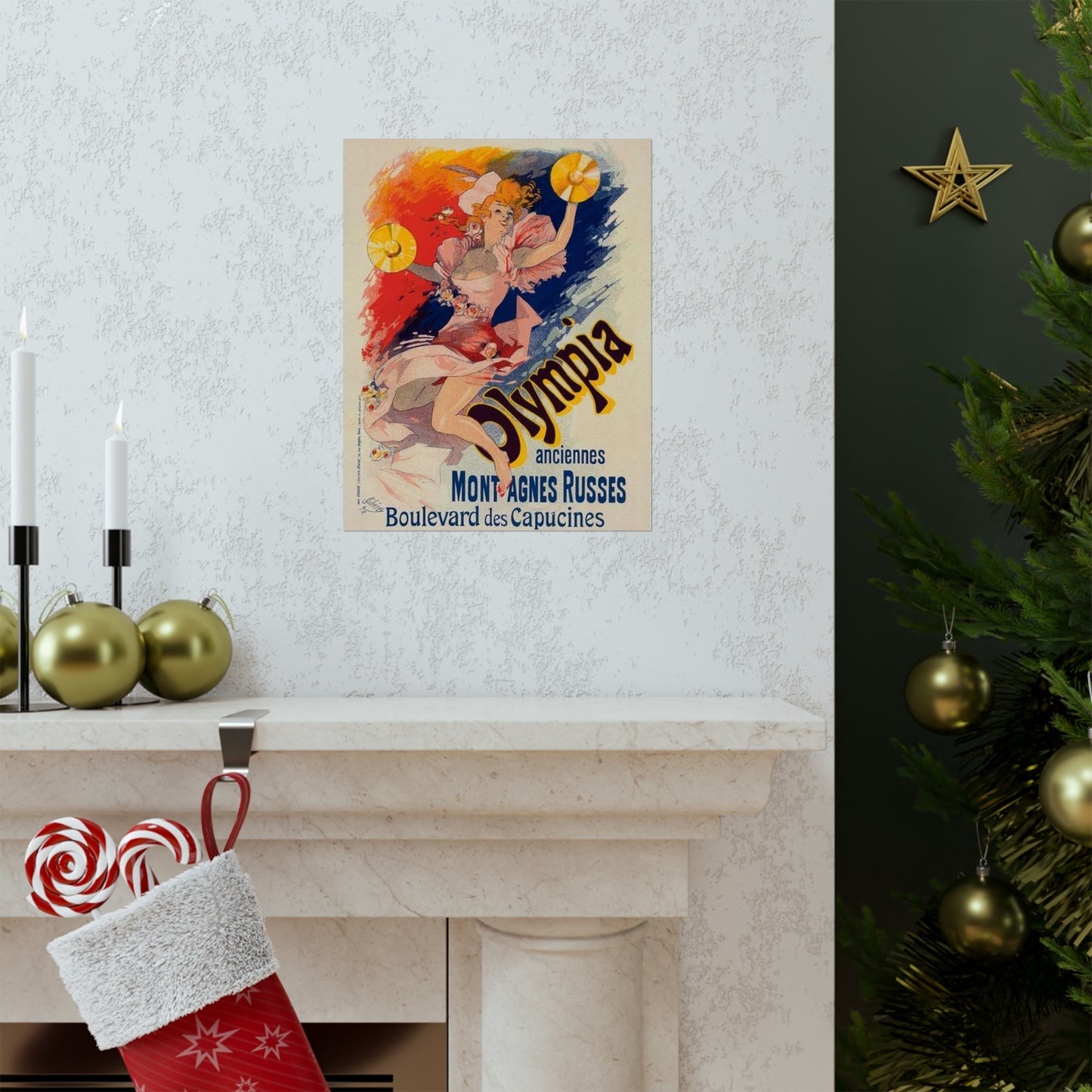 Affiche pour "Olympia". - Art nouveau public domain poster High Quality Matte Wall Art Poster for Home, Office, Classroom