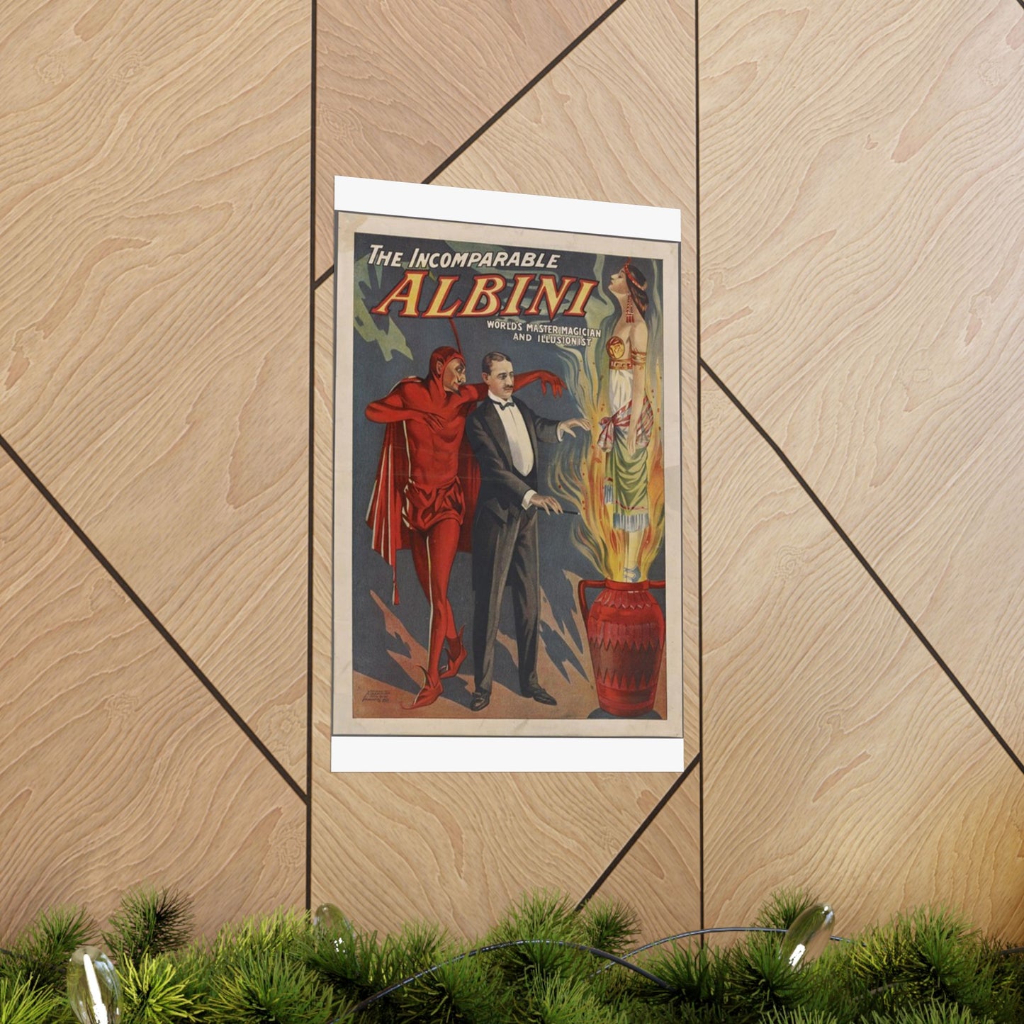TheIncomperable Albini Theatrical Poster High Quality Matte Wall Art Poster for Home, Office, Classroom