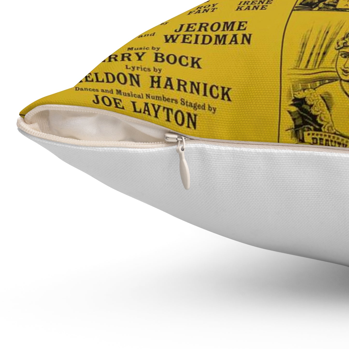 Tenderloin, a new musical comedy, a zestful, racy musical, a grand show! 46th Street Theatre ... New York, N.Y Decorative Accent Square Pillow
