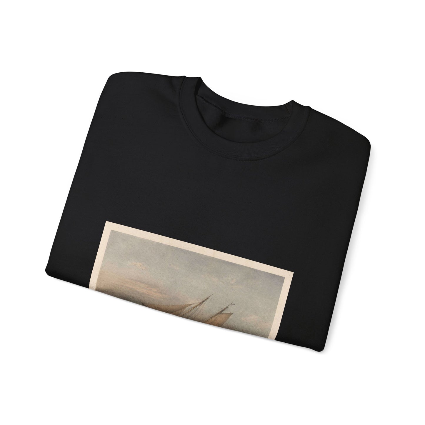 Mirage, R.Y.S., 200 Tons. 5th October 1872 RMG PY8772 Black Heavy Blend Adult Crew Neck SweatShirt