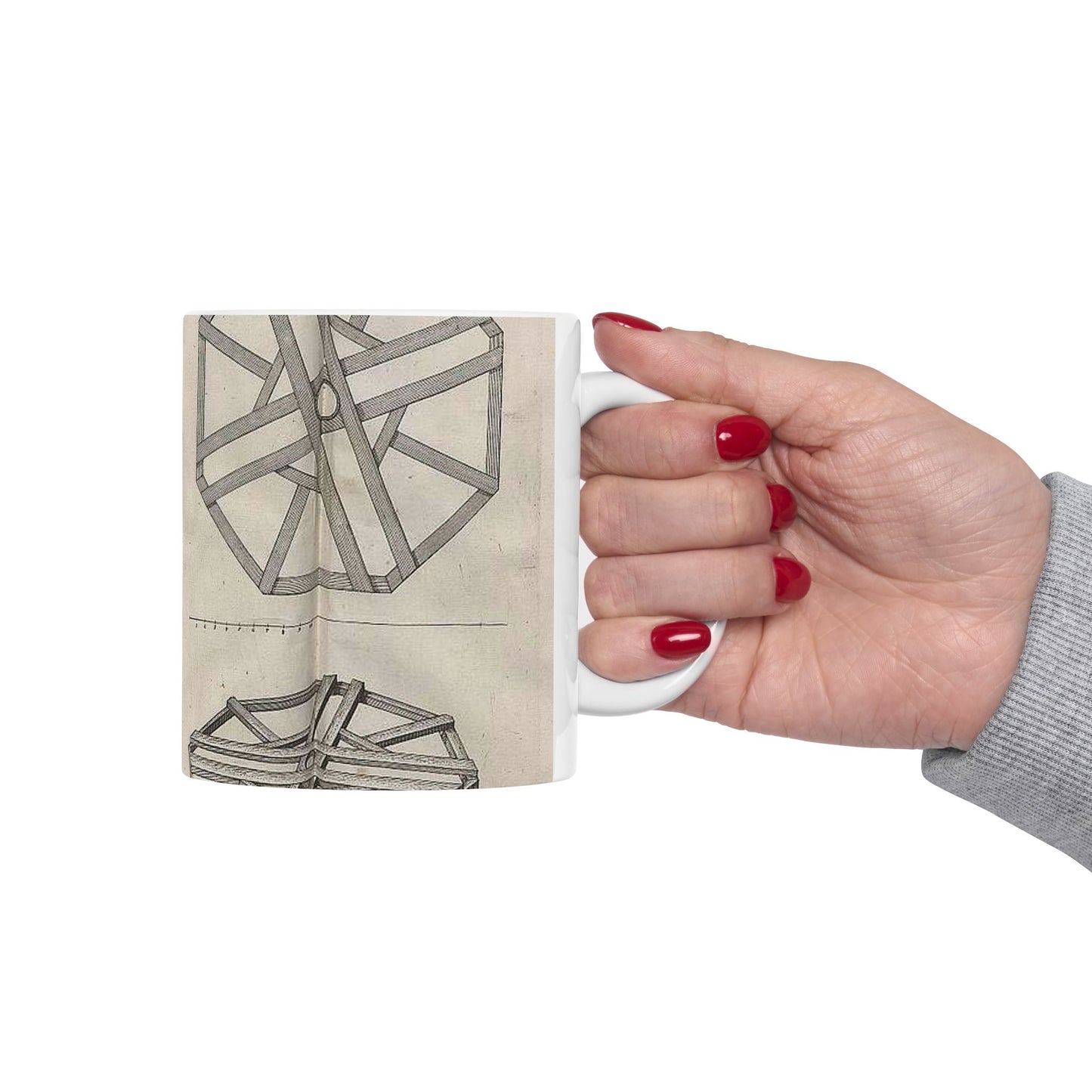Patent Drawing of Engine - Fotothek df tg 0002625 Architektur ^ Bauwesen ^ Kran ^ Tragwerk Public domain image Beautiful Novelty Ceramic Coffee Mug 11oz