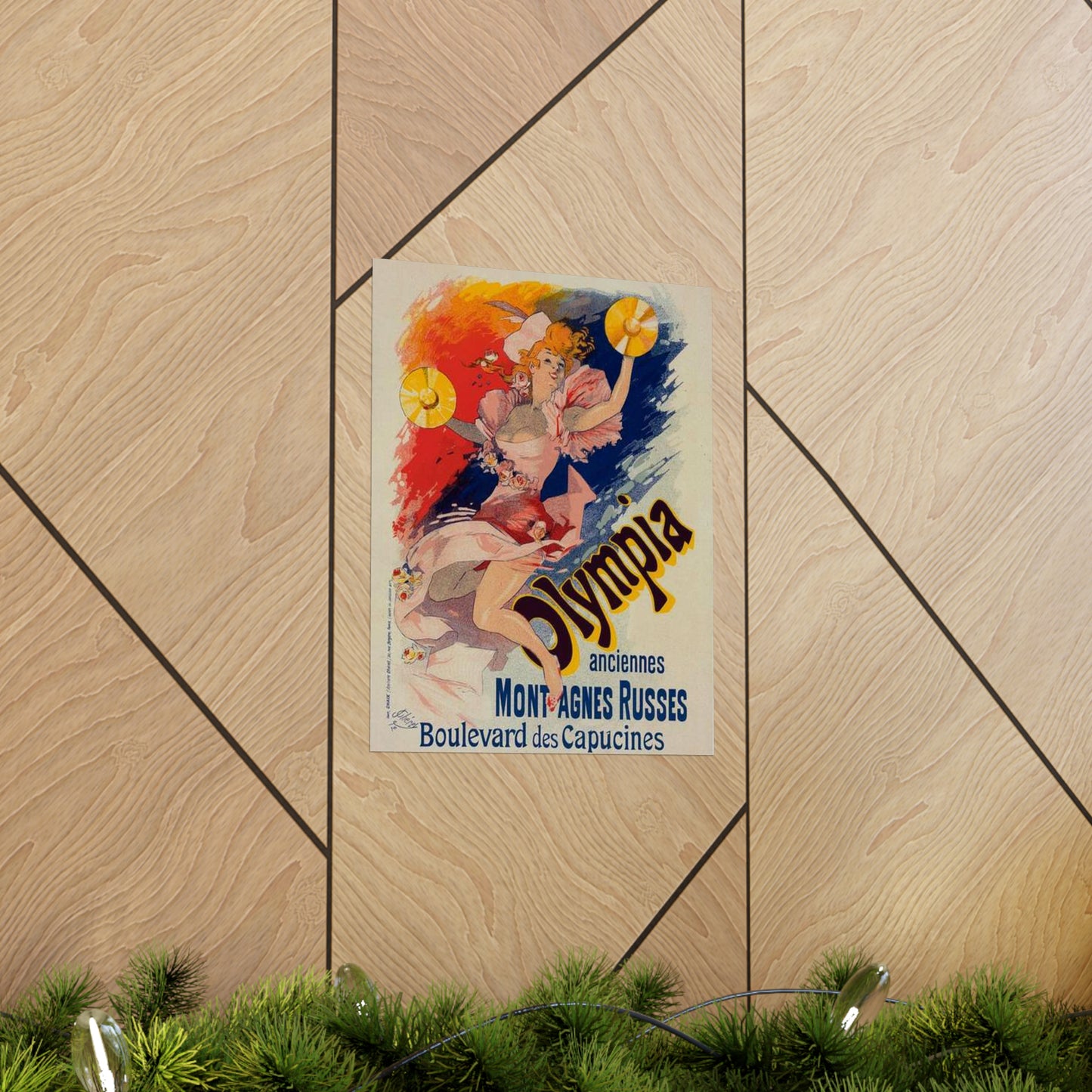 Affiche pour "Olympia". - Art nouveau public domain poster High Quality Matte Wall Art Poster for Home, Office, Classroom