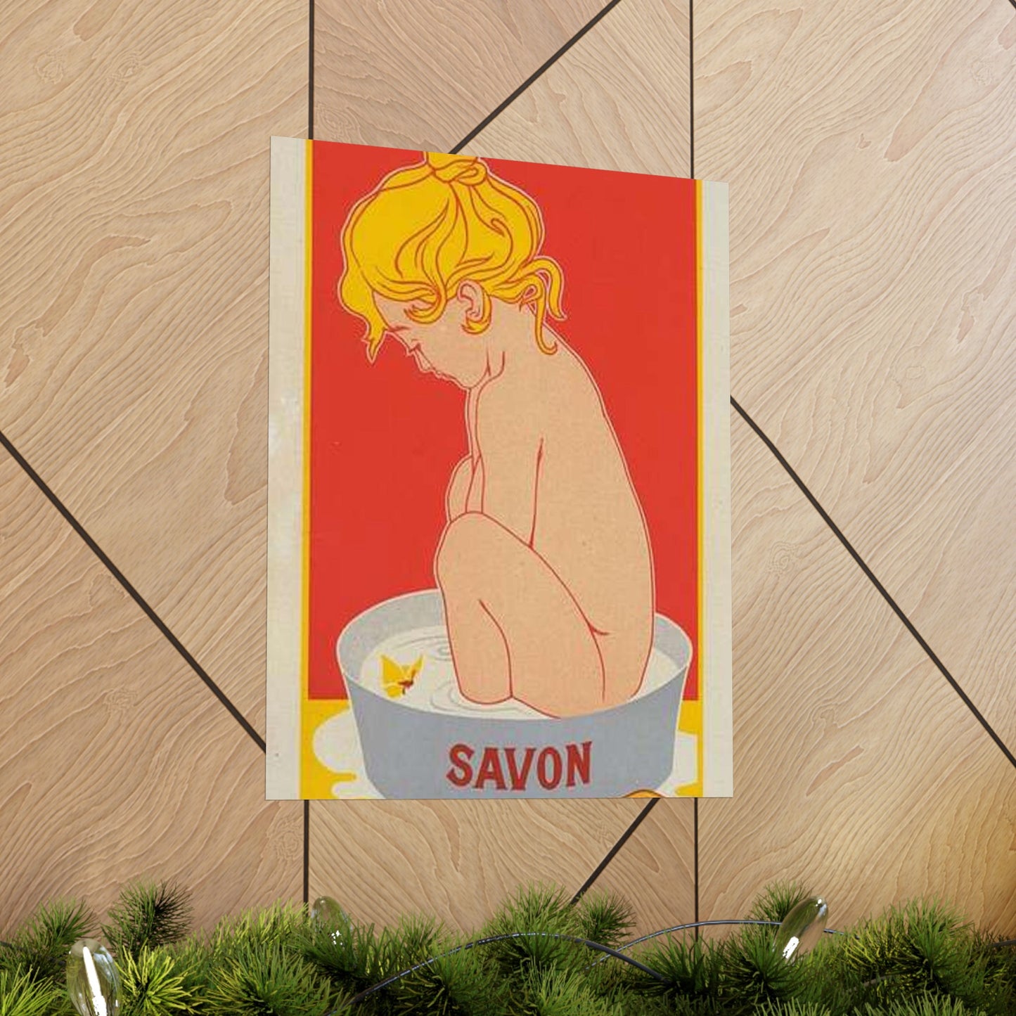Affiche belge pour le "Savon Starlight". High Quality Matte Wall Art Poster for Home, Office, Classroom