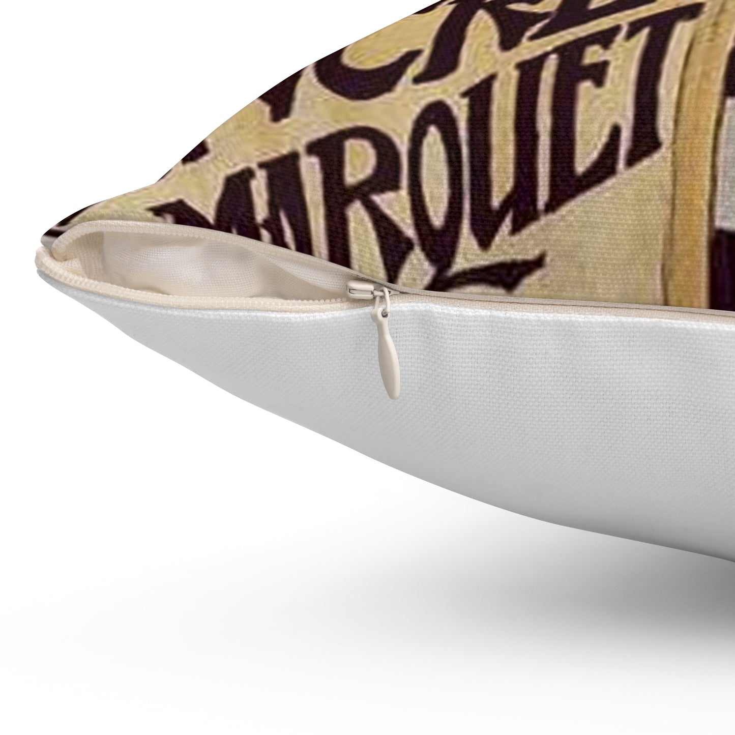 Affiche pour l' "Encre Marquet". Decorative Accent Square Pillow
