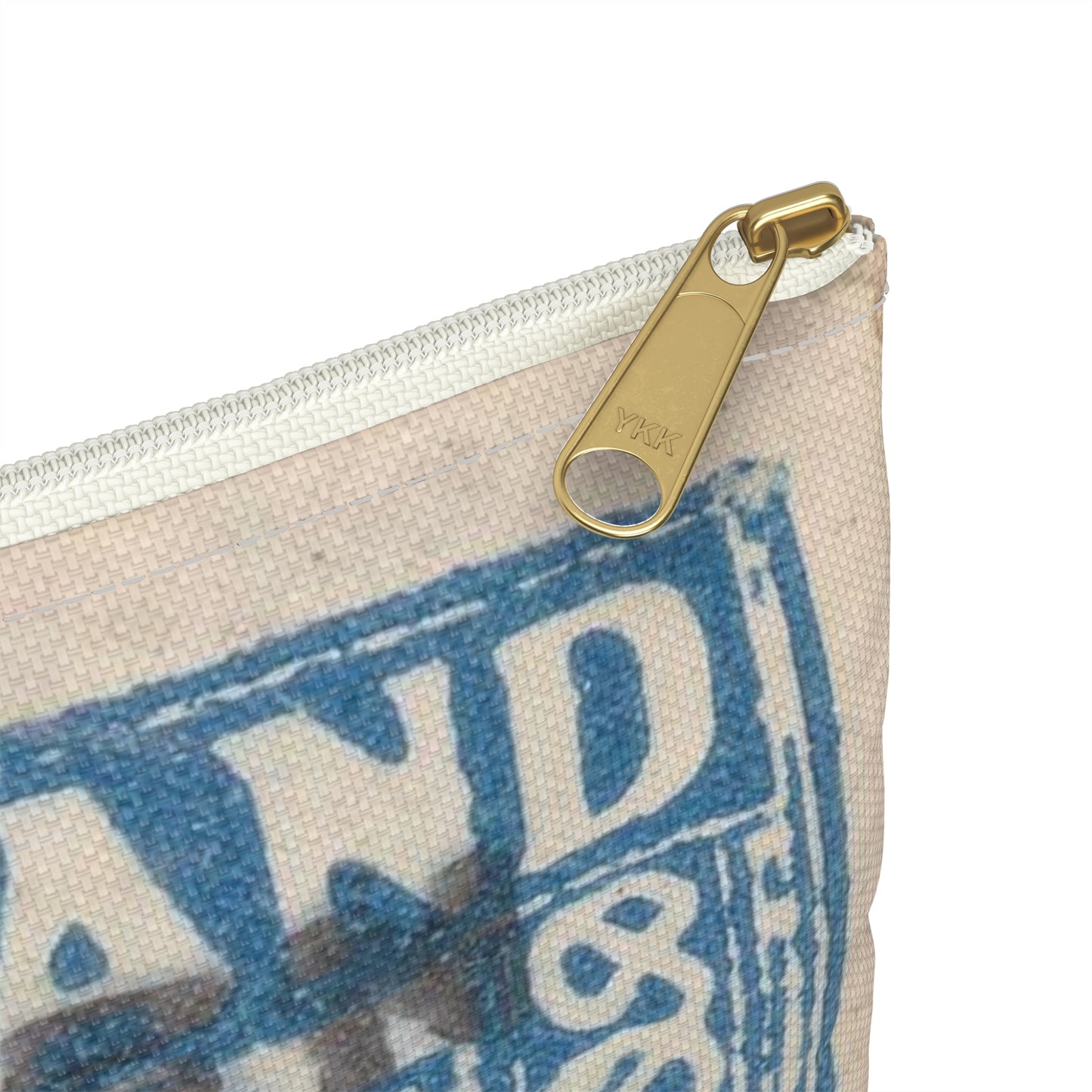 Six penny Unemployment Relief stamp overprinted 'Specimen' Large Organizer Pouch with Black Zipper
