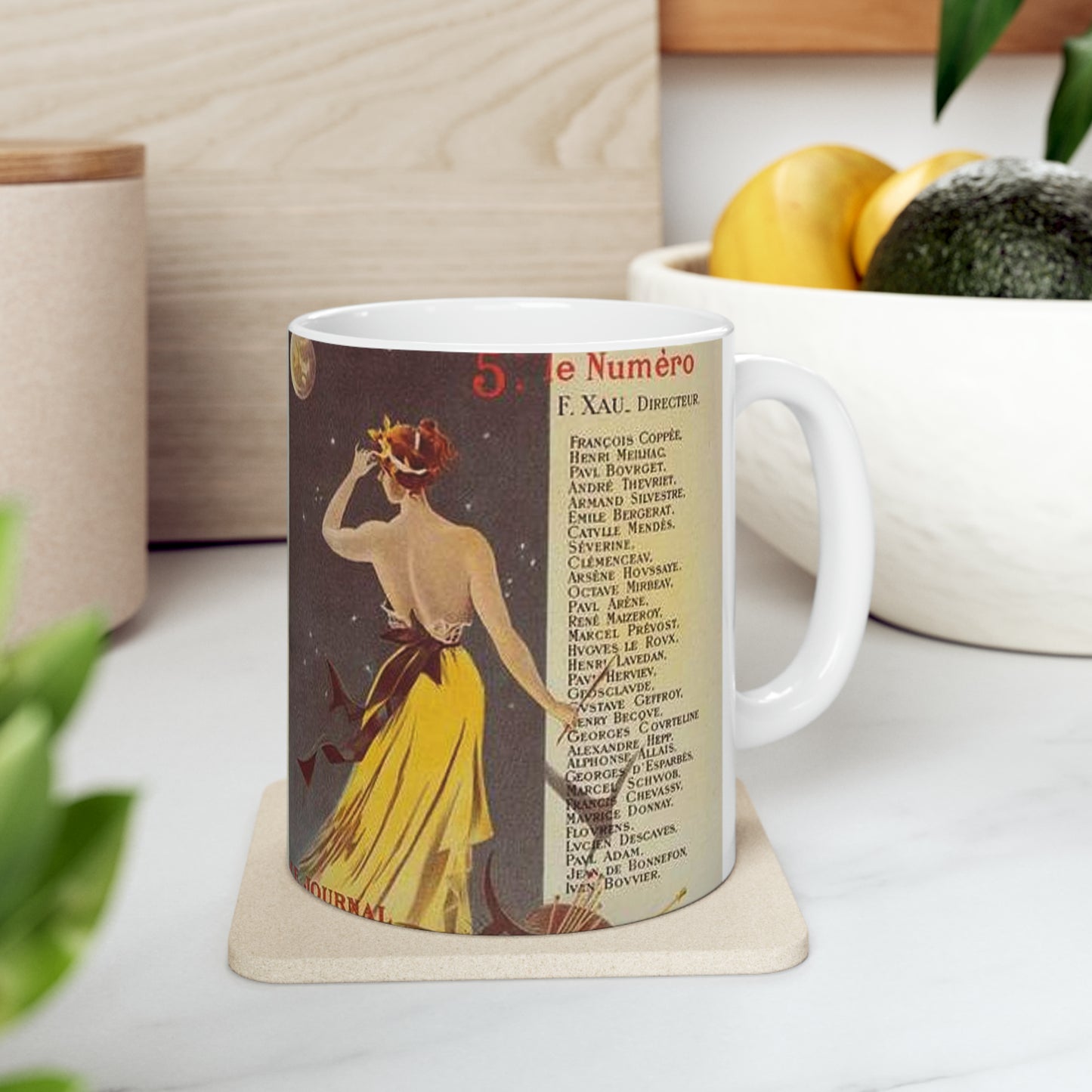 Affiche pour annoncer la publication de "Rome" dans Le Journal. Beautiful Novelty Ceramic Coffee Mug 11oz