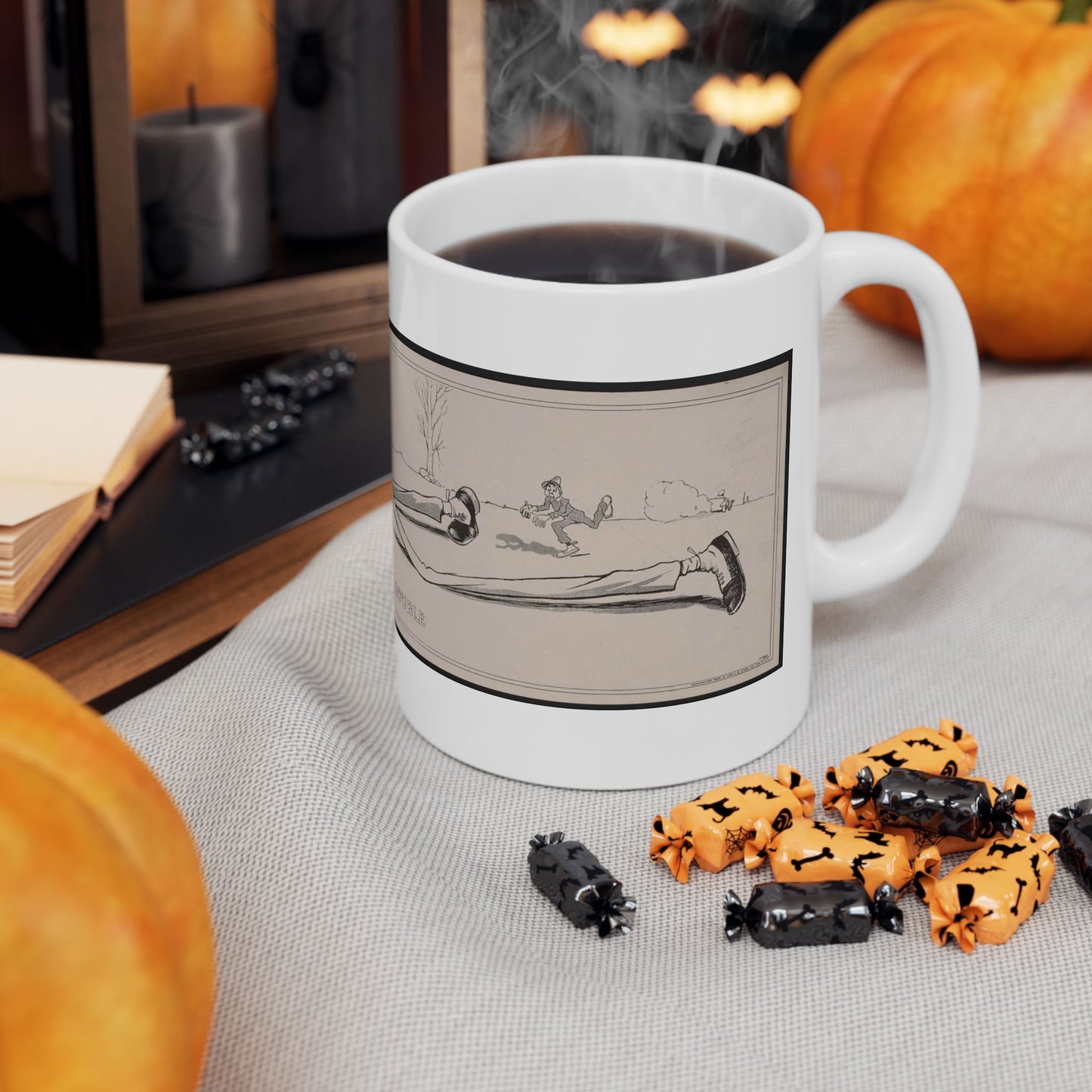 Looking for trouble - Print, Library of Congress collection Beautiful Novelty Ceramic Coffee Mug 11oz