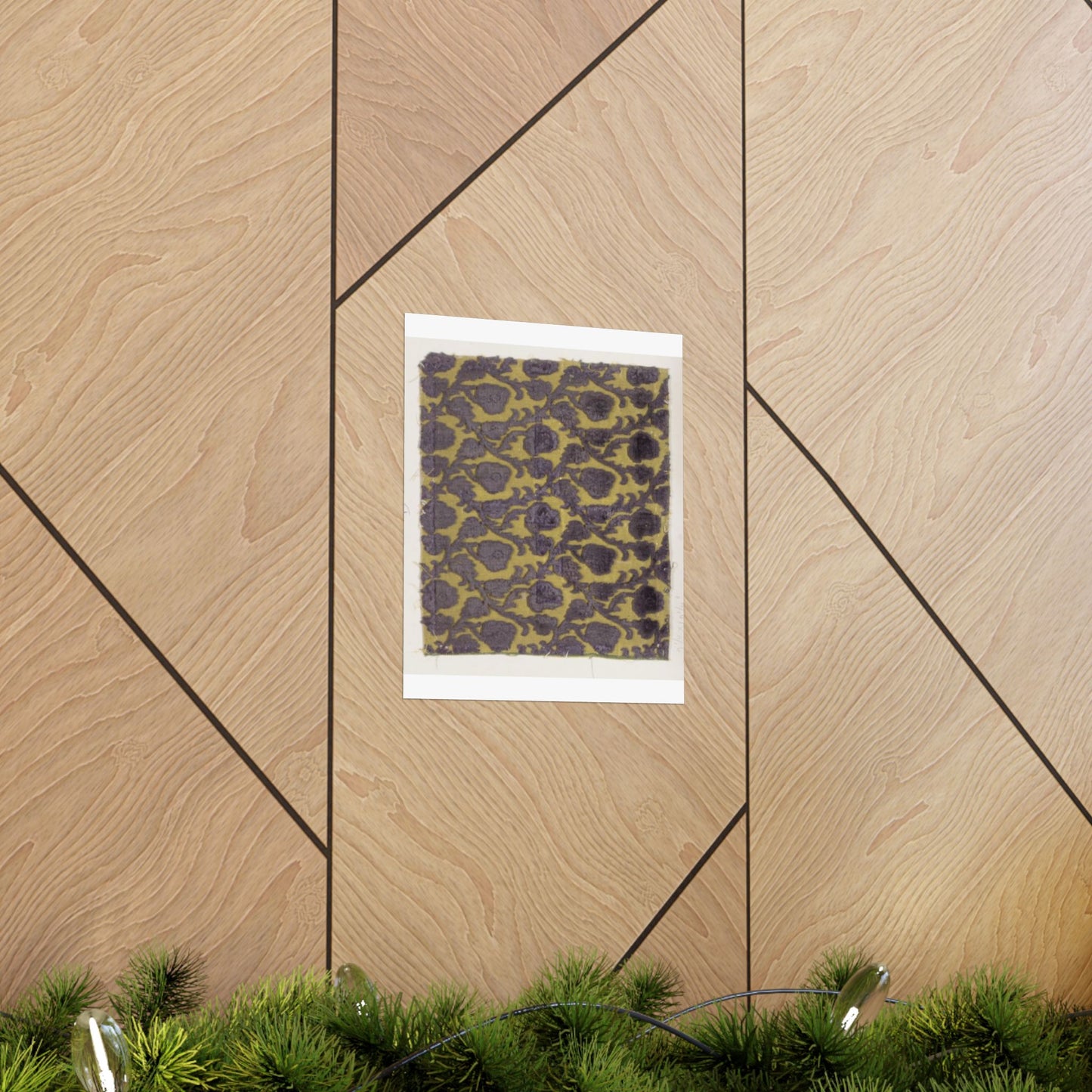 Fragment, 15th century - Public domain dedication museum photo High Quality Matte Wall Art Poster for Home, Office, Classroom