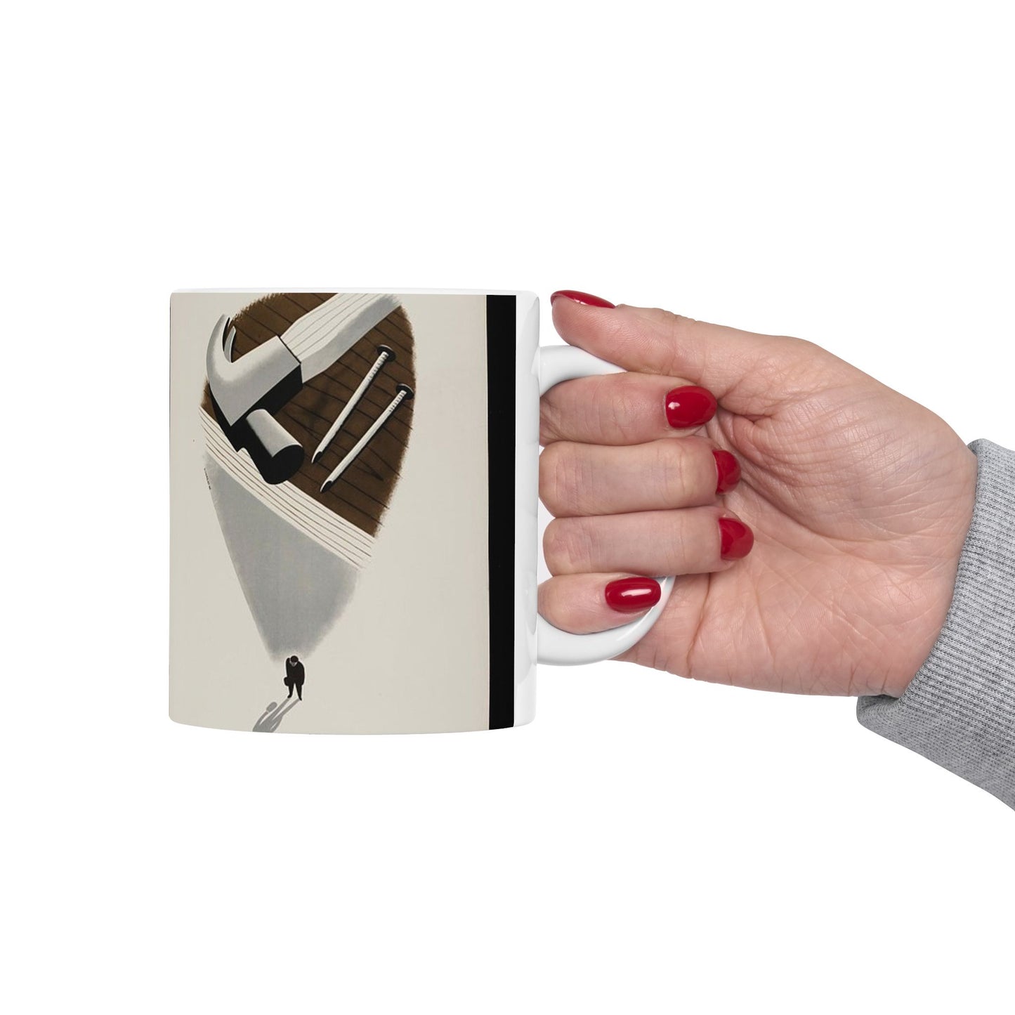 Stow Tools Safely Tom Eckersley Beautiful Novelty Ceramic Coffee Mug 11oz