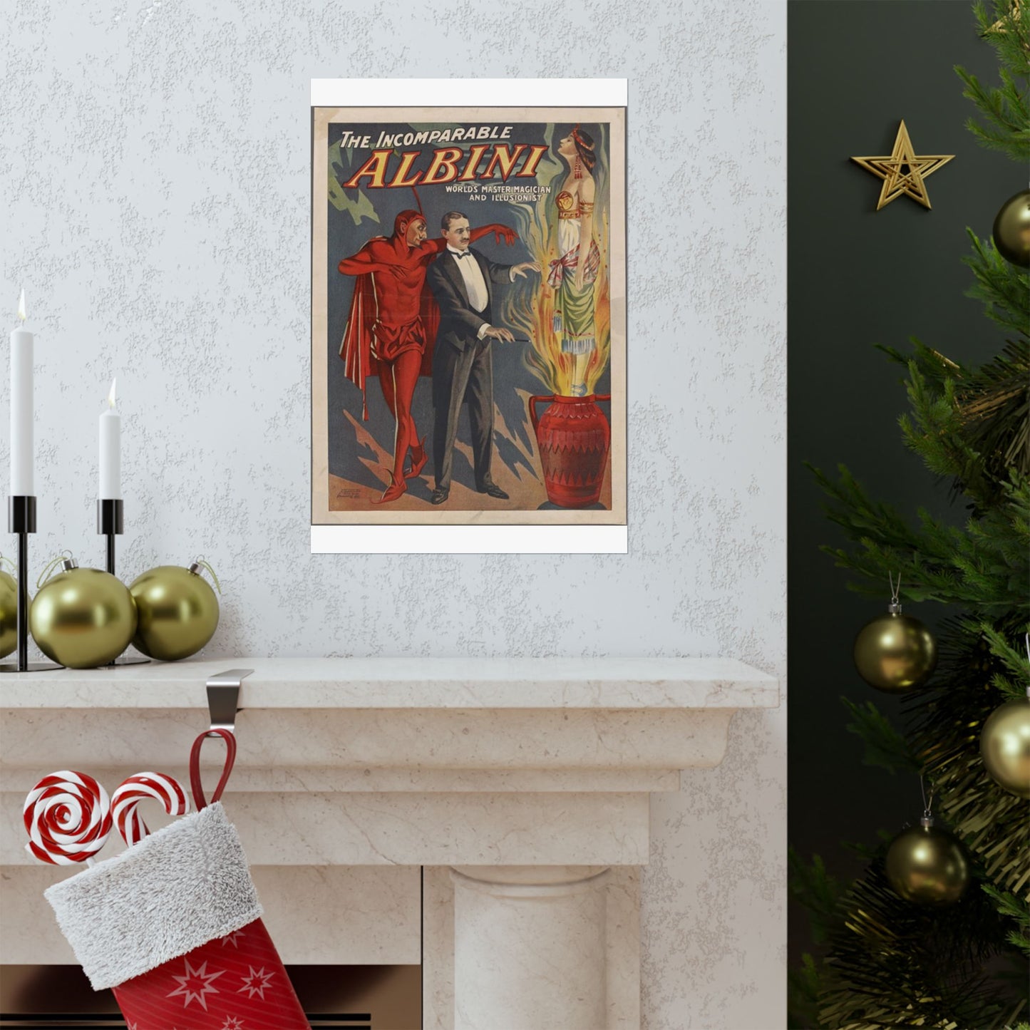 TheIncomperable Albini Theatrical Poster High Quality Matte Wall Art Poster for Home, Office, Classroom