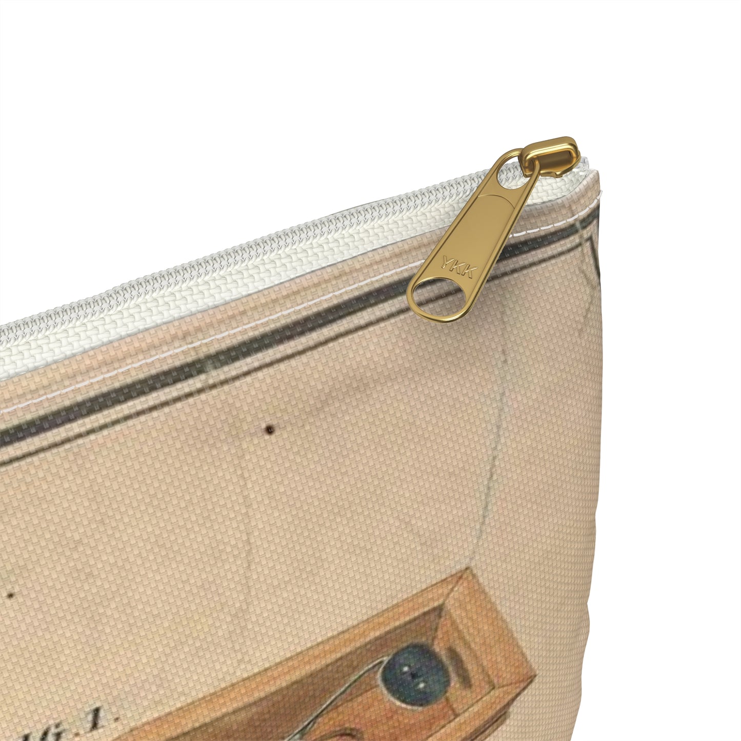 Patent drawing - Drawing for a Life - Preserving Coffin Public domain image Large Organizer Pouch with Black Zipper