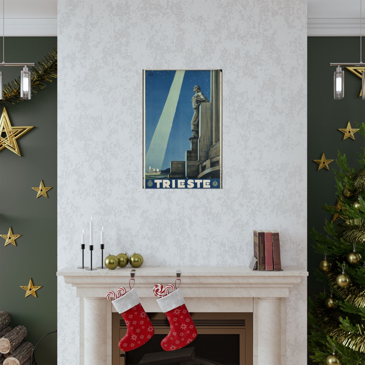 Trieste. Vintage Travel Posters, 1920s-1930s High Quality Matte Wall Art Poster for Home, Office, Classroom