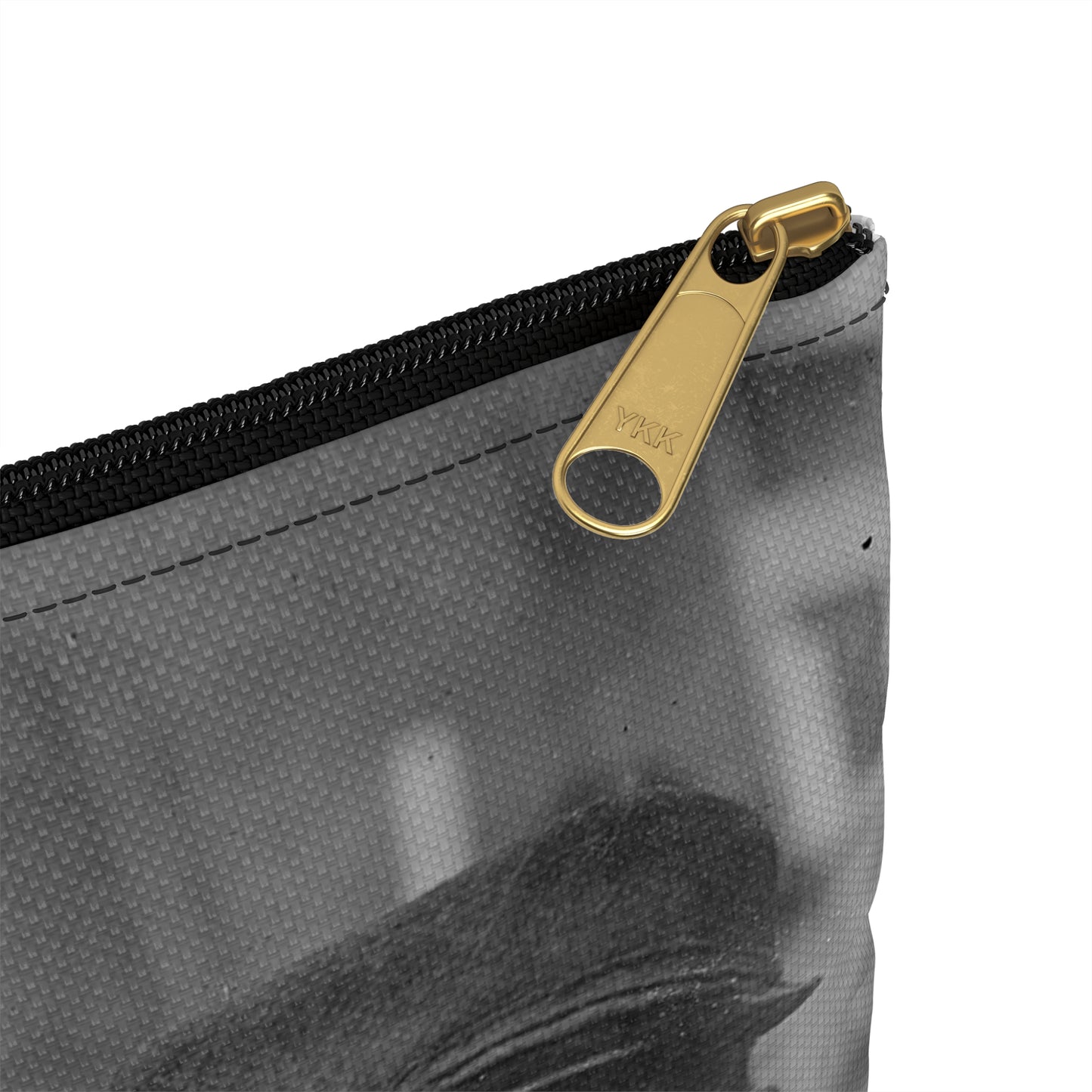 Mrs. Anna Coleman Ladd and Mr Caudron. Mrs. A. Coleman Ladd working on portrait mask Large Organizer Pouch with Black Zipper
