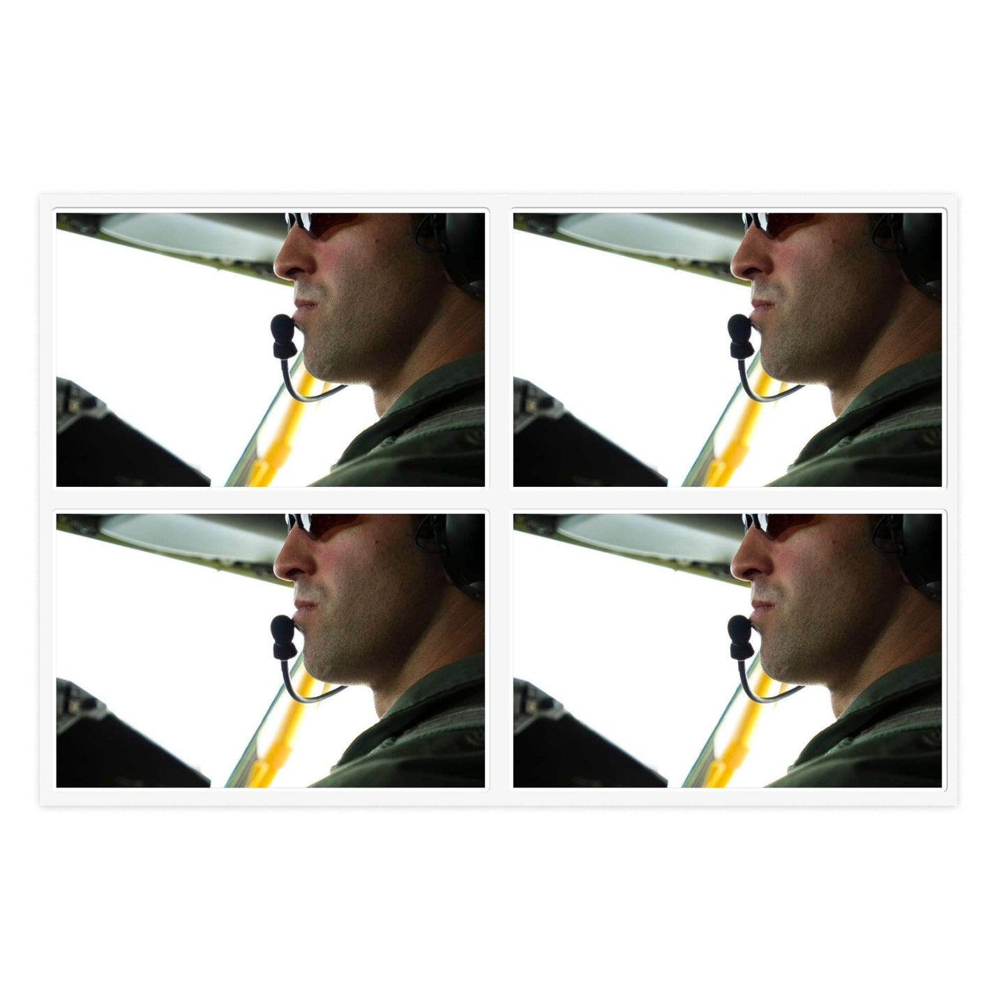 Capt. Michael Bermensolo, a pilot from the 151st Air Laminated UV Protective Vinyl Stickers