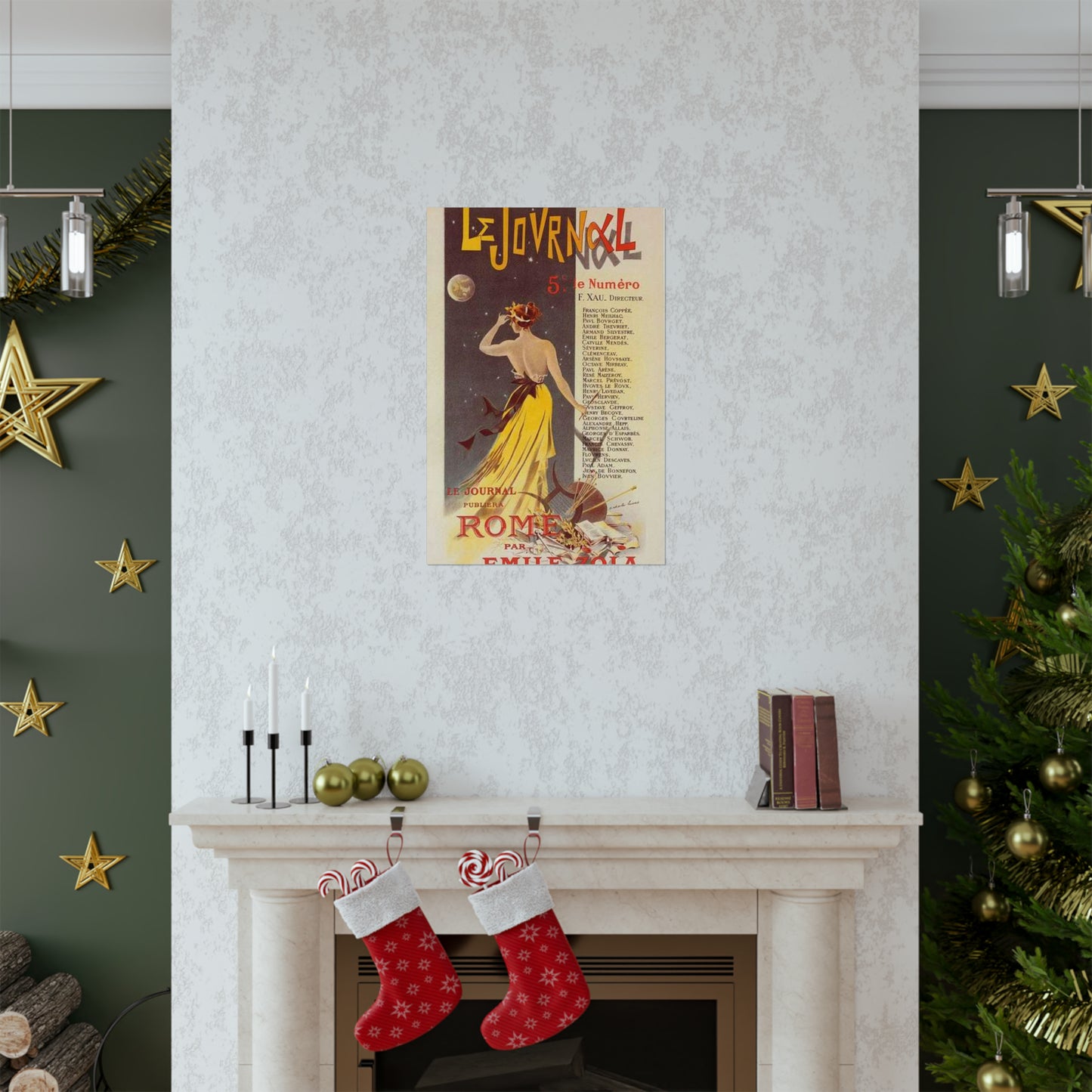 Affiche pour annoncer la publication de "Rome" dans Le Journal. High Quality Matte Wall Art Poster for Home, Office, Classroom