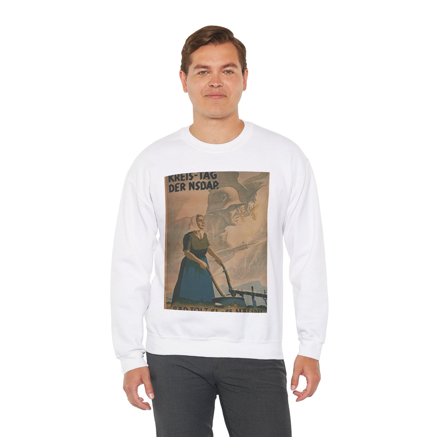 Kreis-Tag der NSDAP - Bad Tölz, 23.- 25. Mai 1941 White Heavy Blend Adult Crew Neck SweatShirt