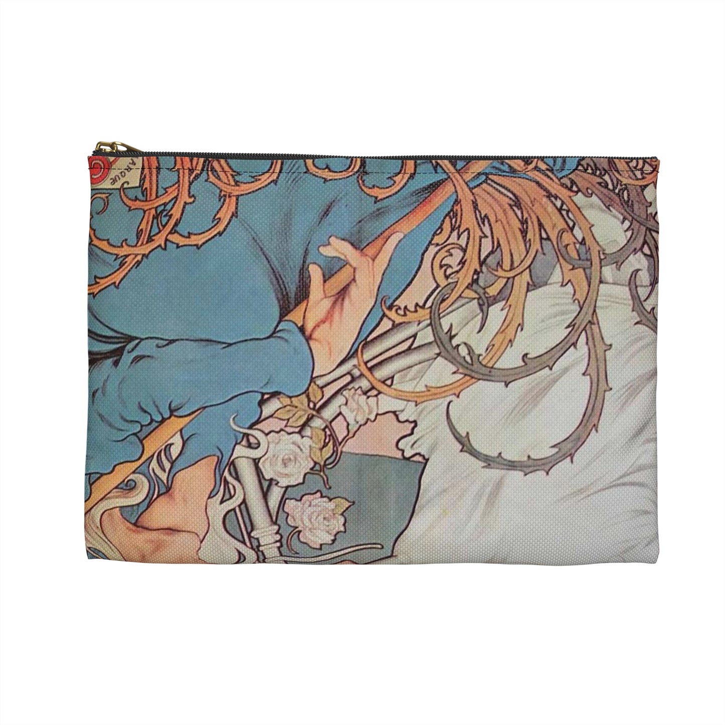 Cycles Griffiths affiche Henri Thiriet 1898 Large Organizer Pouch with Black Zipper
