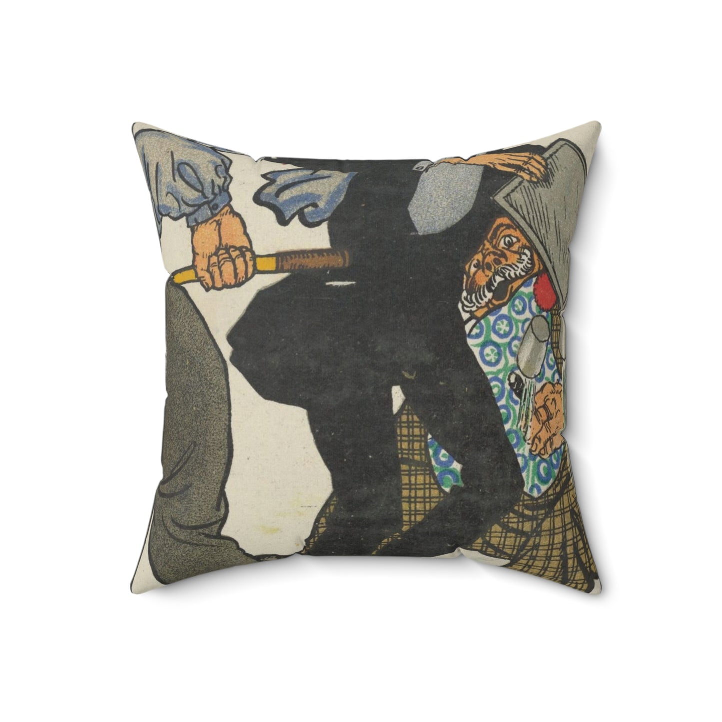 Viennese Café: Carambole (Wiener Café: Carabol) Decorative Accent Square Pillow