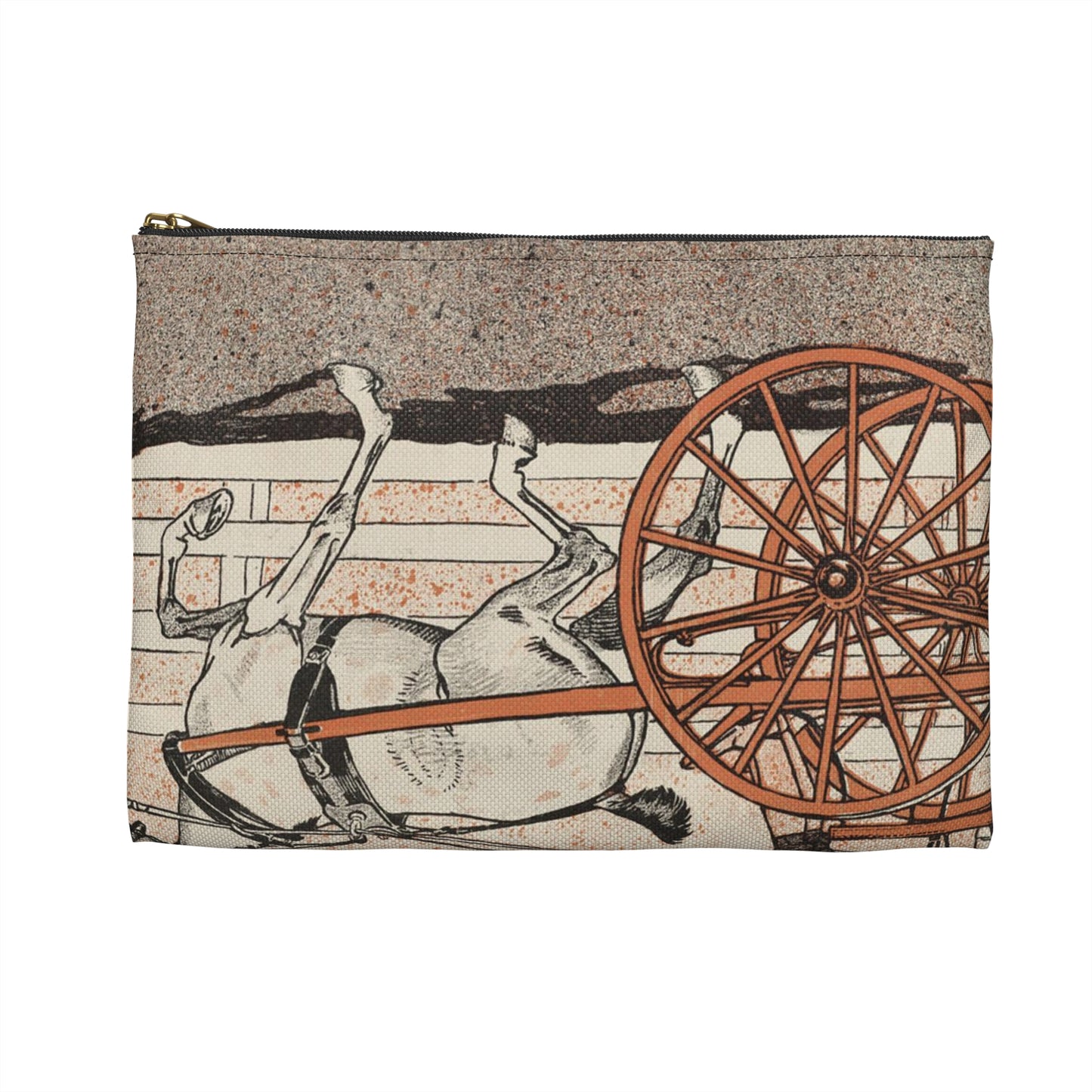 Harper's weekly, a journal of civilization, New York, November 24: 1900 Large Organizer Pouch with Black Zipper
