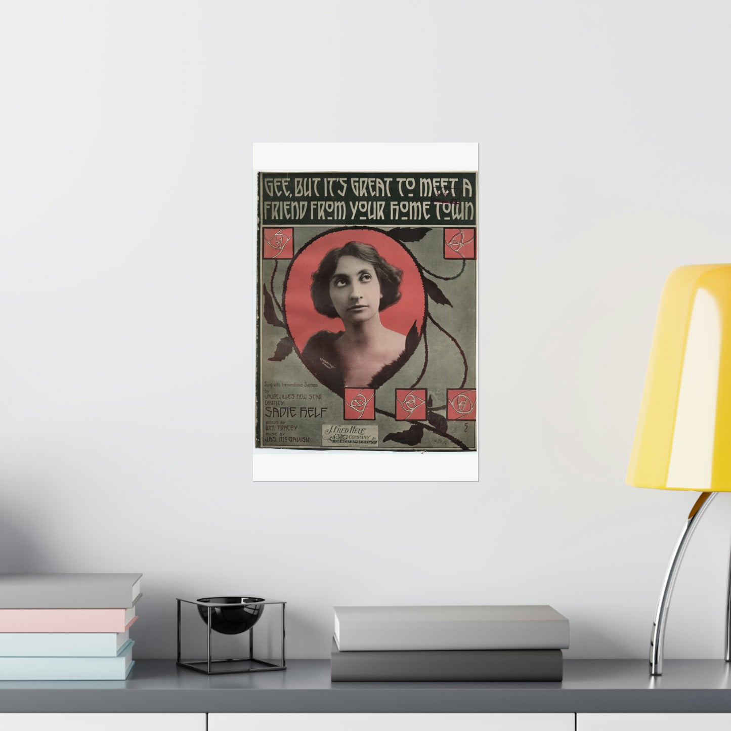 Gee, but it's great to meet a friend from your hom High Quality Matte Wall Art Poster for Home, Office, Classroom