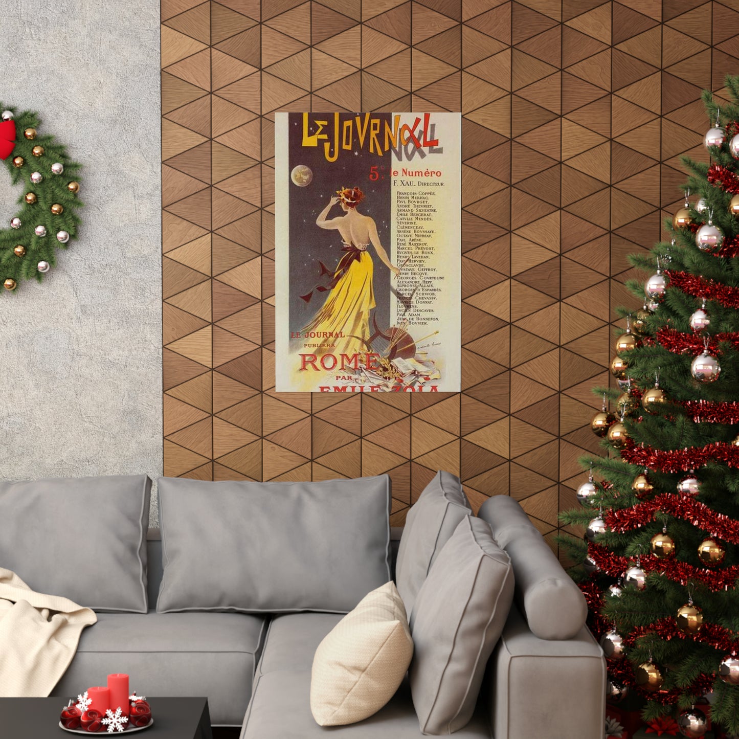 Affiche pour annoncer la publication de "Rome" dans Le Journal. High Quality Matte Wall Art Poster for Home, Office, Classroom