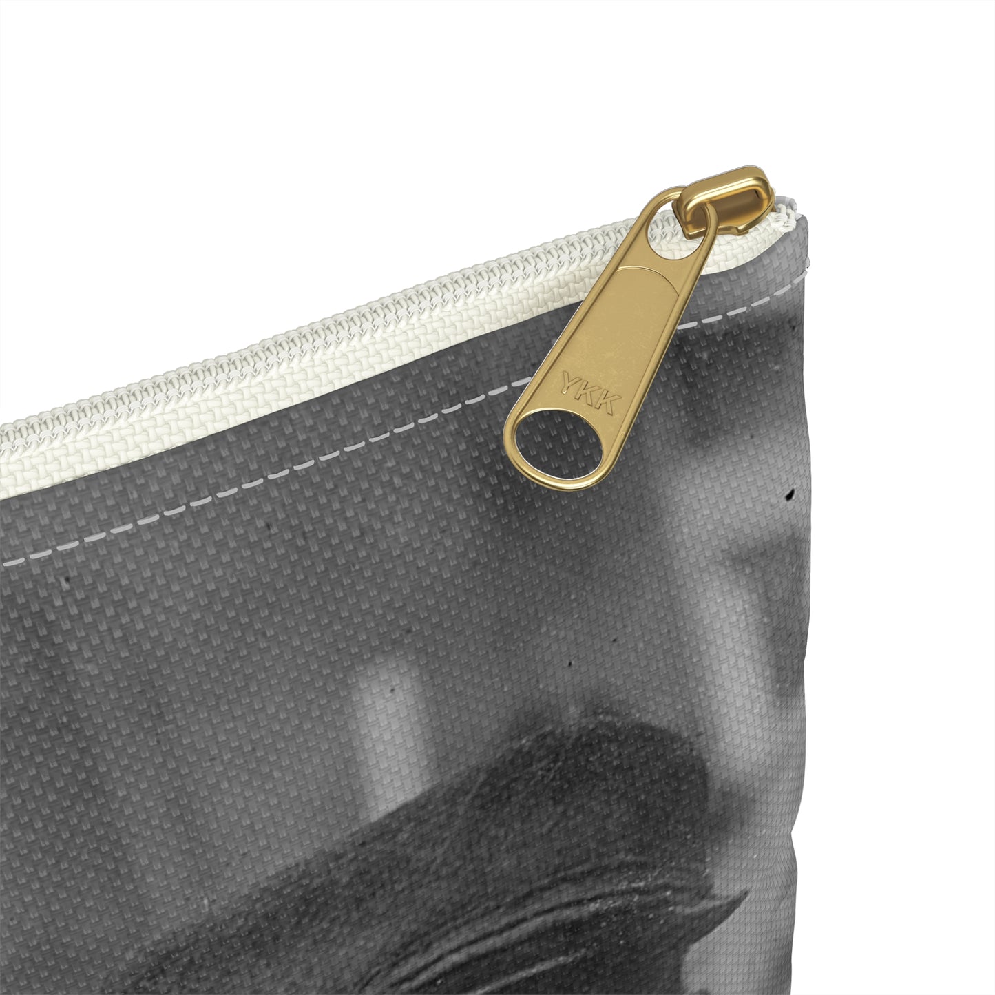 Mrs. Anna Coleman Ladd and Mr Caudron. Mrs. A. Coleman Ladd working on portrait mask Large Organizer Pouch with Black Zipper