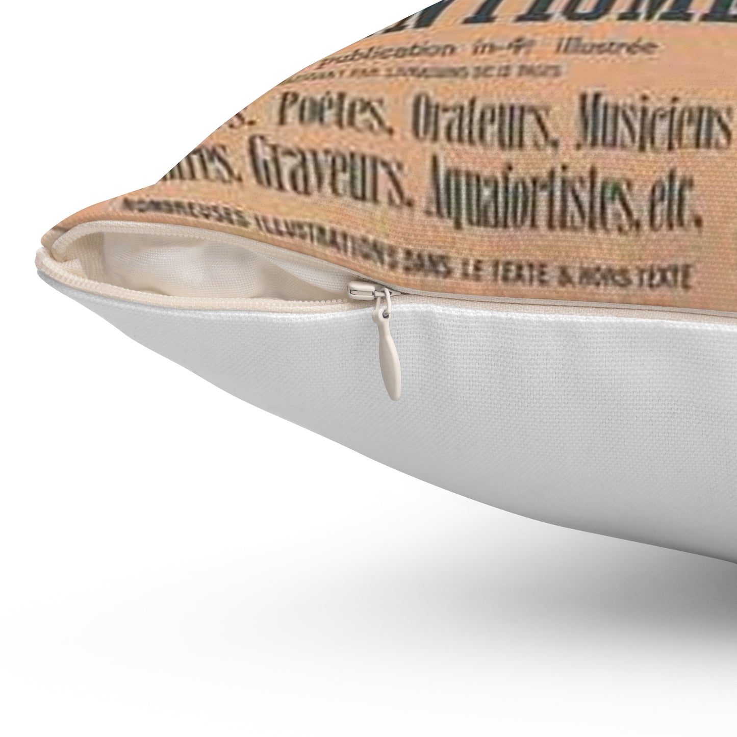 Affiche pour la "Librairie Romantique". Decorative Accent Square Pillow