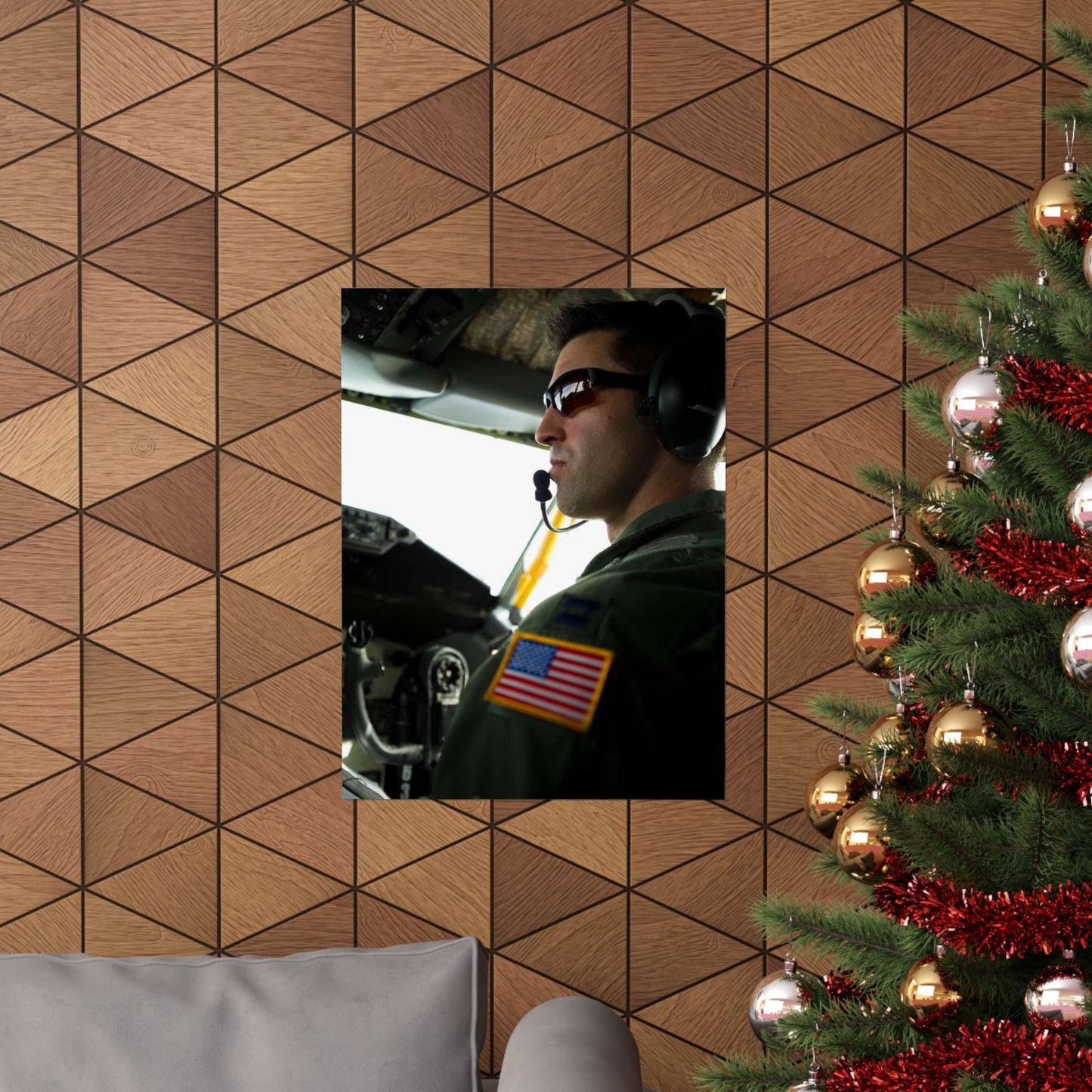 Capt. Michael Bermensolo, a pilot from the 151st Air High Quality Matte Wall Art Poster for Home, Office, Classroom