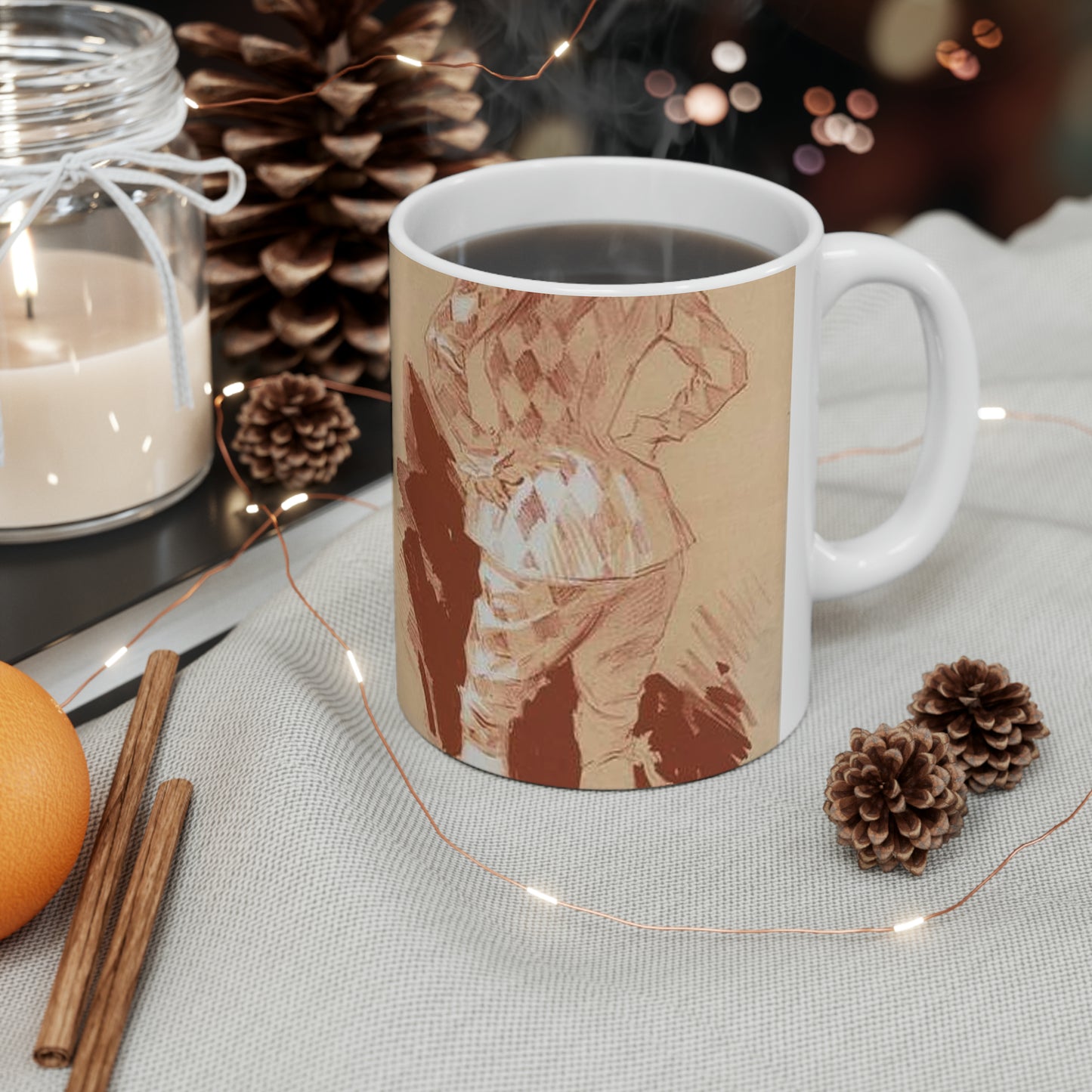 Dessin original pour la couverture des Maîtres de l'Affiche. Beautiful Novelty Ceramic Coffee Mug 11oz