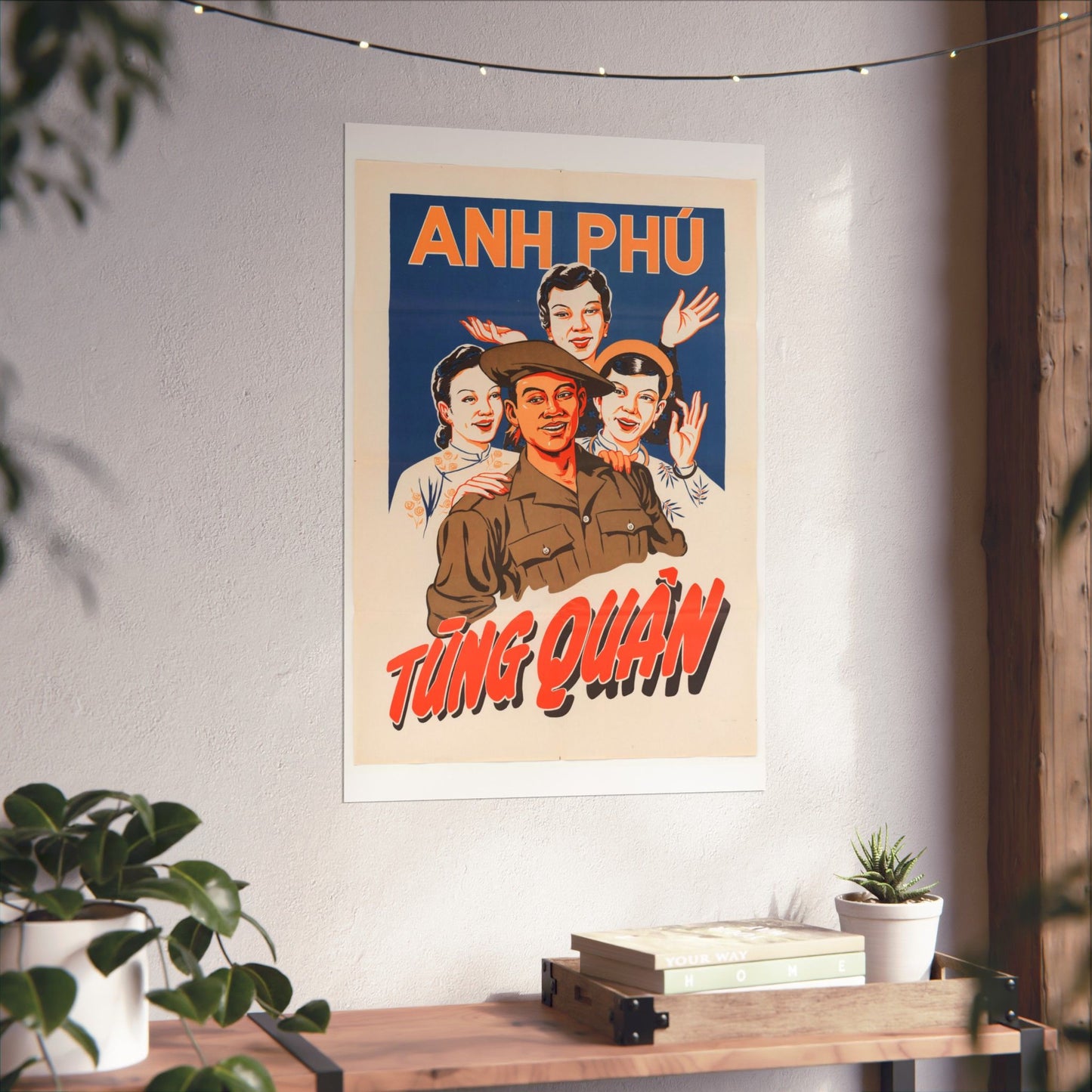 Viet Poster #5, Cold War American Propaganda poster High Quality Matte Wall Art Poster for Home, Office, Classroom