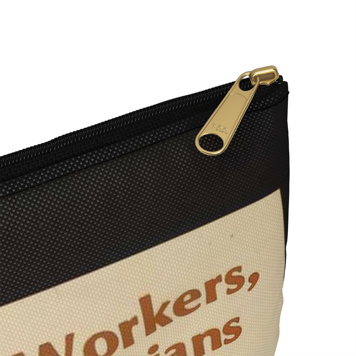 A new era for women workers, minority women and lesbians Large Organizer Pouch with Black Zipper