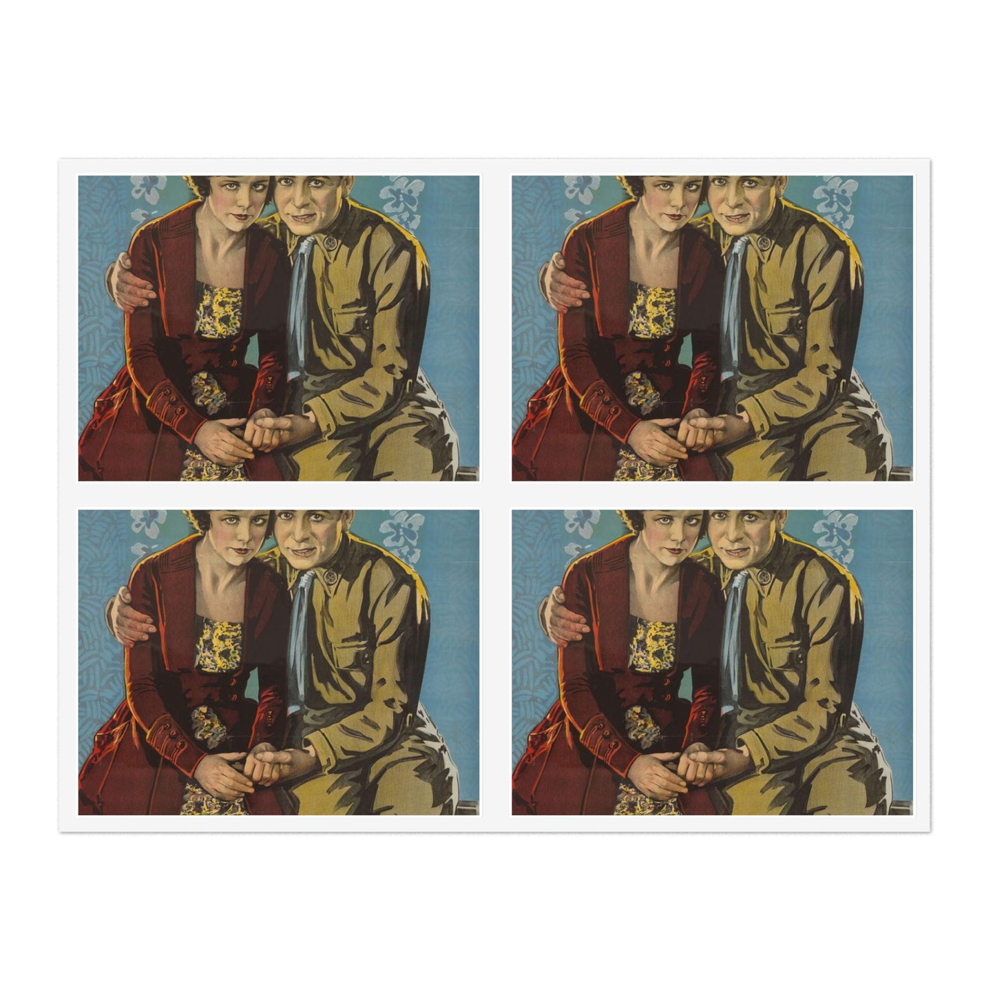 Adolph Zukor presents a John Emerson - Anita Loos production, Shirley Mason and Ernest Truex in Good-bye Bill by John Emerson and Anita Loos Laminated UV Protective Vinyl Stickers