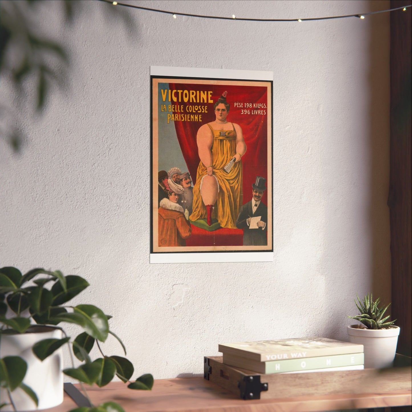 Victorine - La bele colosse Parisienne High Quality Matte Wall Art Poster for Home, Office, Classroom