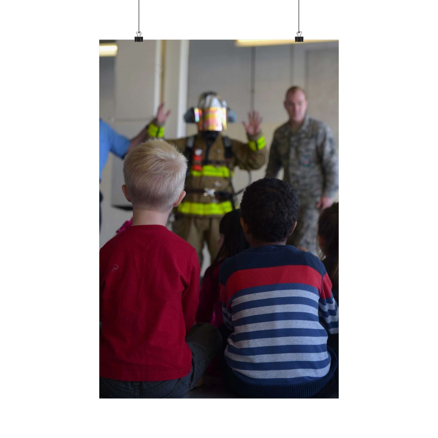 Students from Samuel P. Langley Elementary School, High Quality Matte Wall Art Poster for Home, Office, Classroom