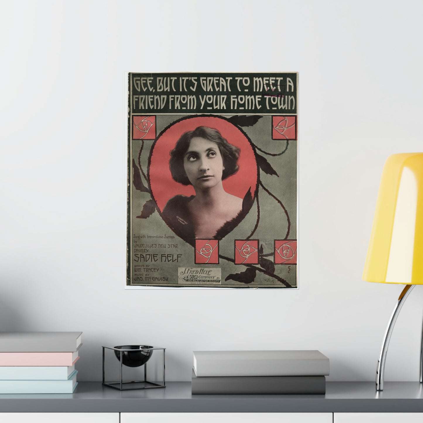 Gee, but it's great to meet a friend from your hom High Quality Matte Wall Art Poster for Home, Office, Classroom