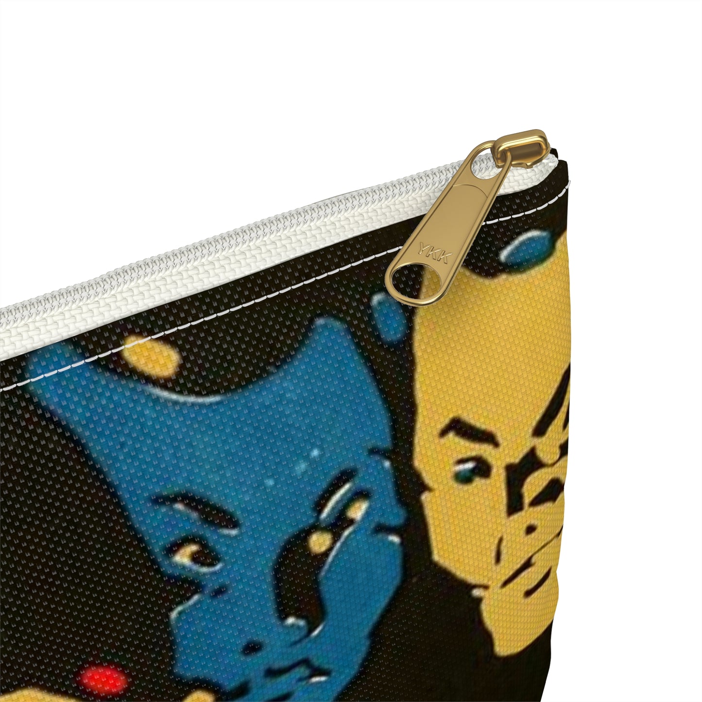 The Sign of the Poppy - Vintage movie public domain poster Large Organizer Pouch with Black Zipper