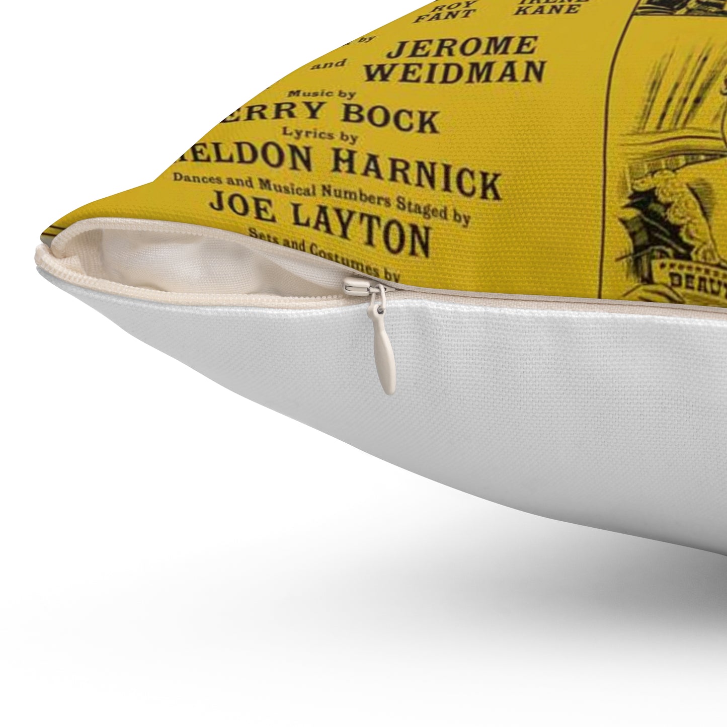 Tenderloin, a new musical comedy, a zestful, racy musical, a grand show! 46th Street Theatre ... New York, N.Y Decorative Accent Square Pillow